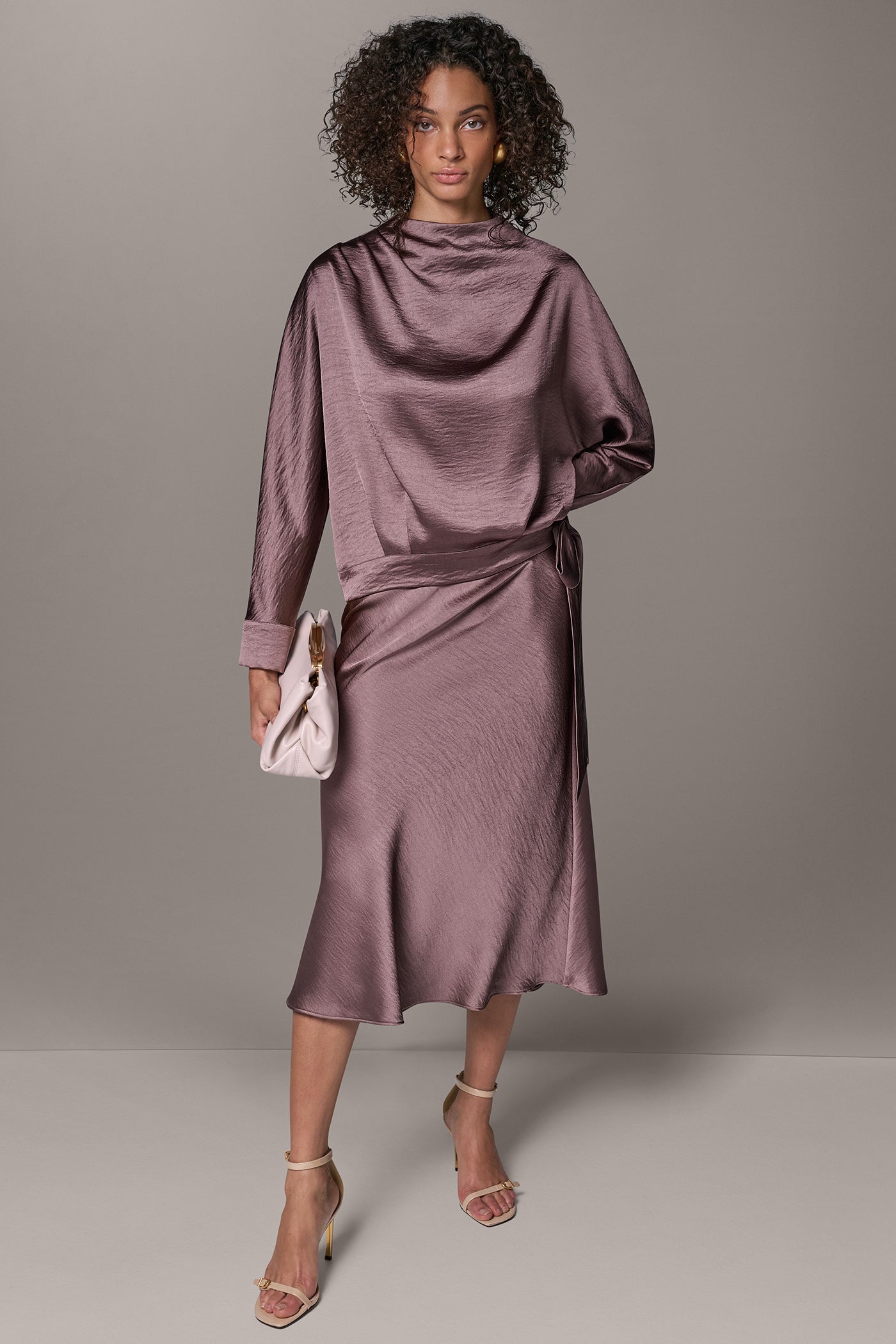 SATIN DRAPE TOP VIEW 7