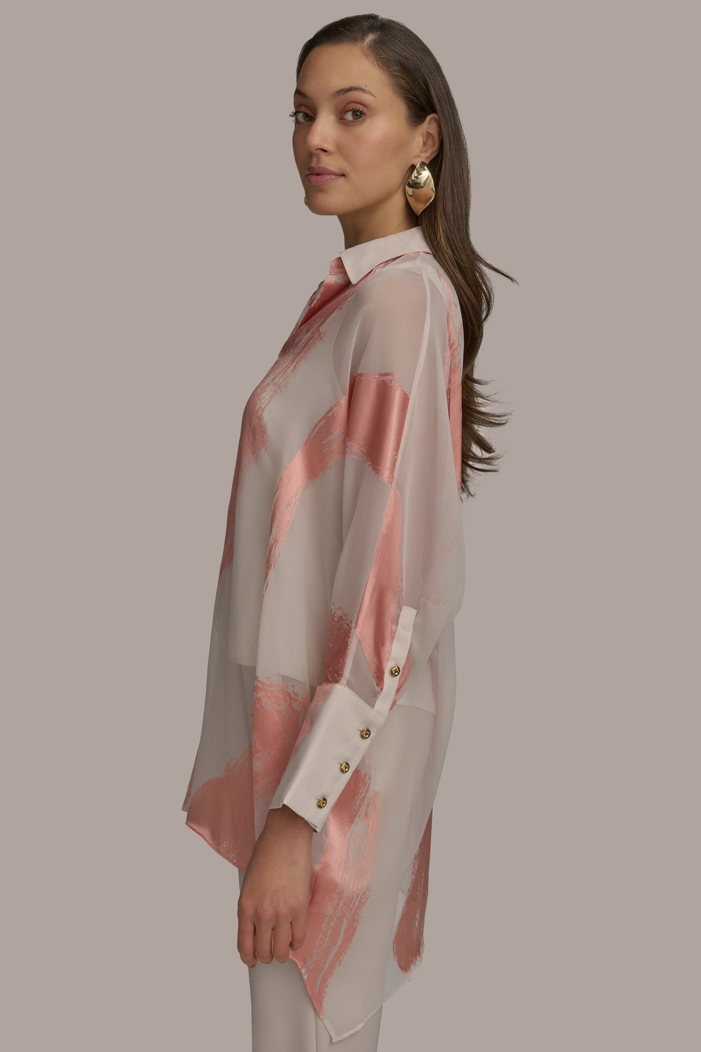 Top Donna ONLY Onlskano SS Ricamato: Colletto Mandarino E Maniche Voluminose