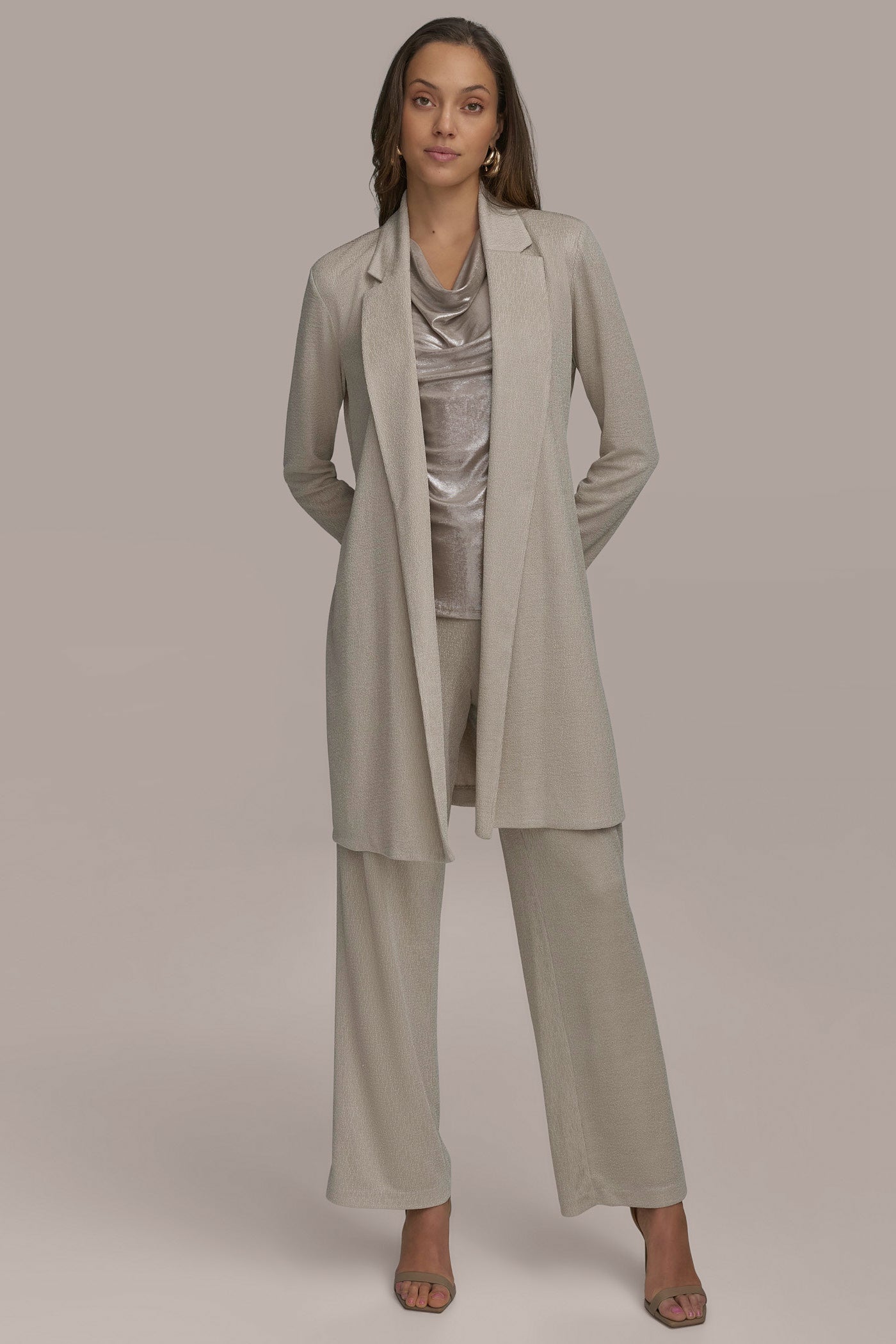 Knitted Cardigan | Cardigan | Donna Karan