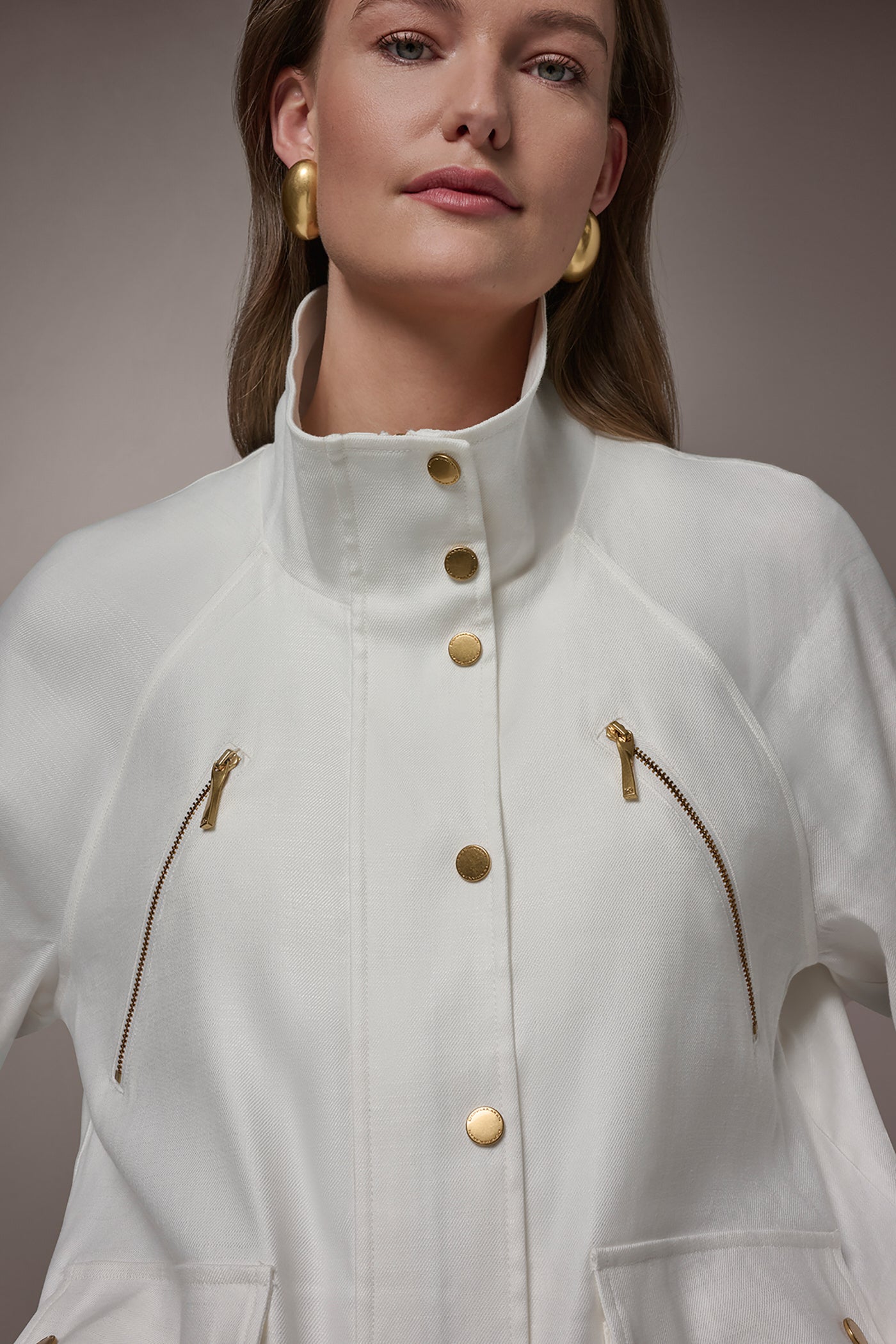 LINEN-BLEND UTILITY JACKET VIEW 4 | New clothing