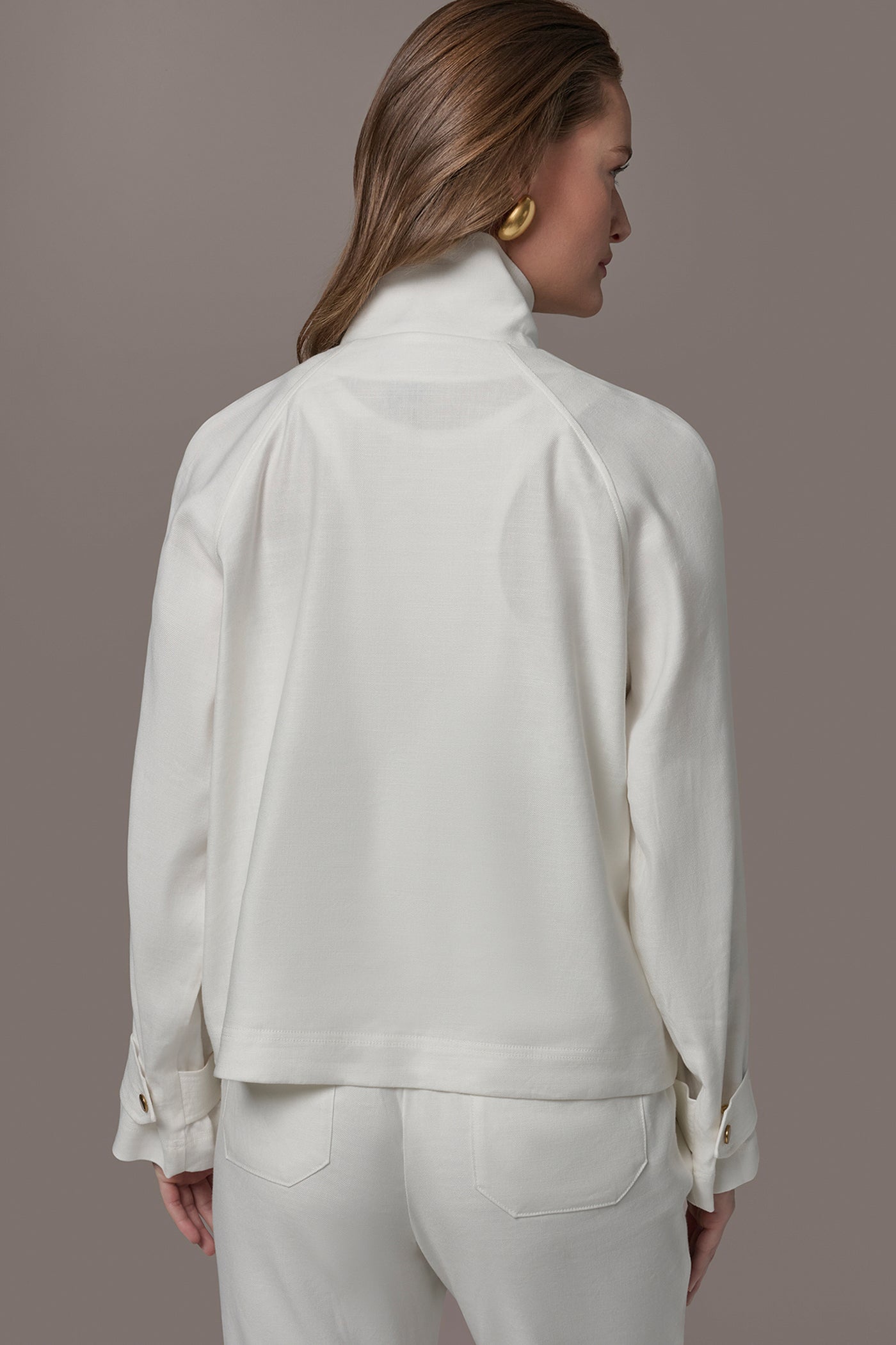 LINEN-BLEND UTILITY JACKET | View 2 | New clothing