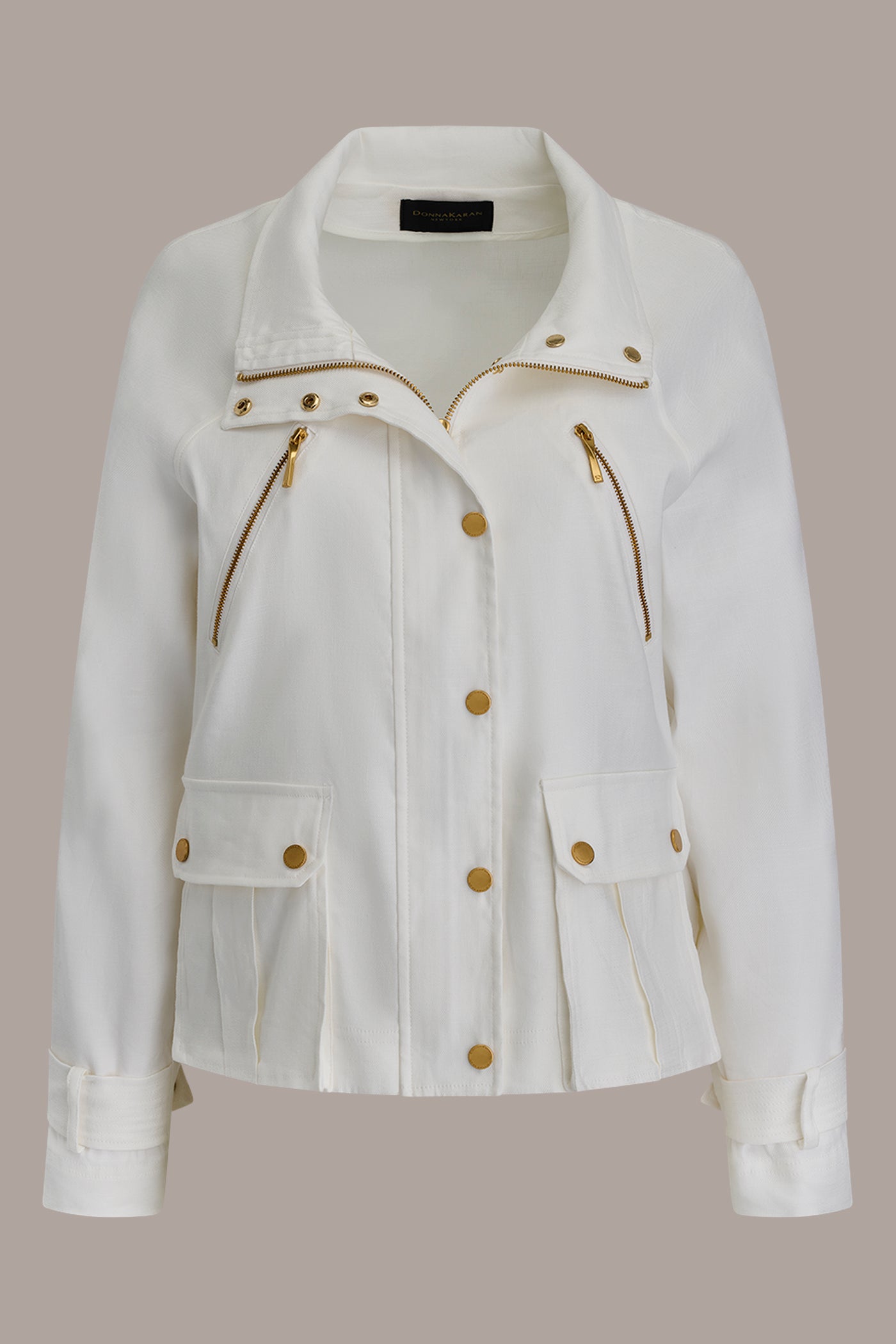 LINEN-BLEND UTILITY JACKET VIEW 8 | New clothing