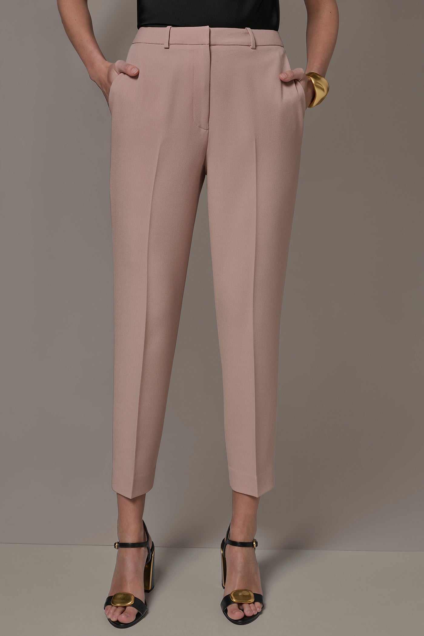 HIGH-RISE STRAIGHT ANKLE PANT | View 1 | Pants