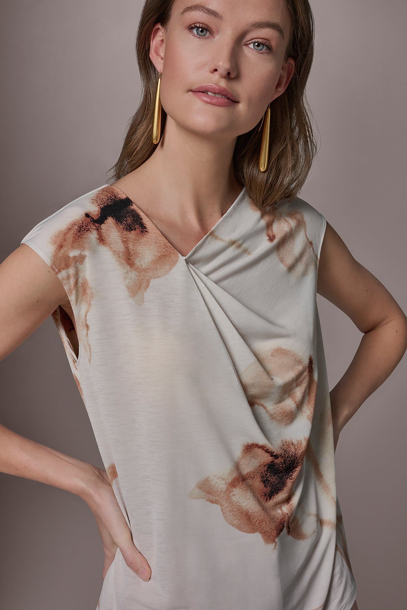 FLORAL ASYMMETRIC BLOUSE VIEW 4 | New clothing