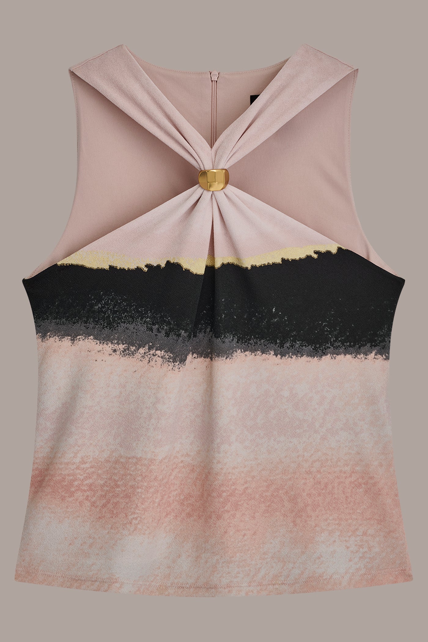 PRINTED HALTER TOP VIEW 7 | New clothing