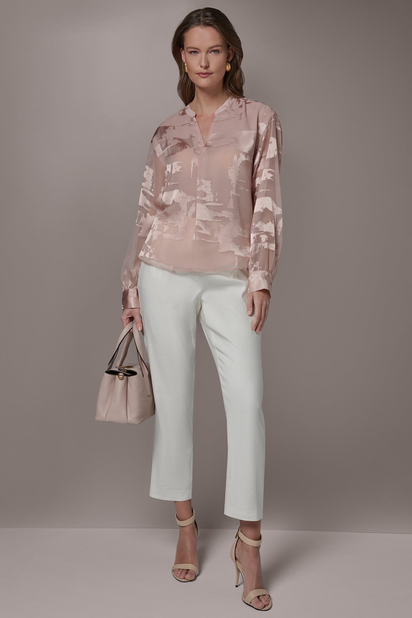 ABSTRACT BURNOUT BLOUSE VIEW 6