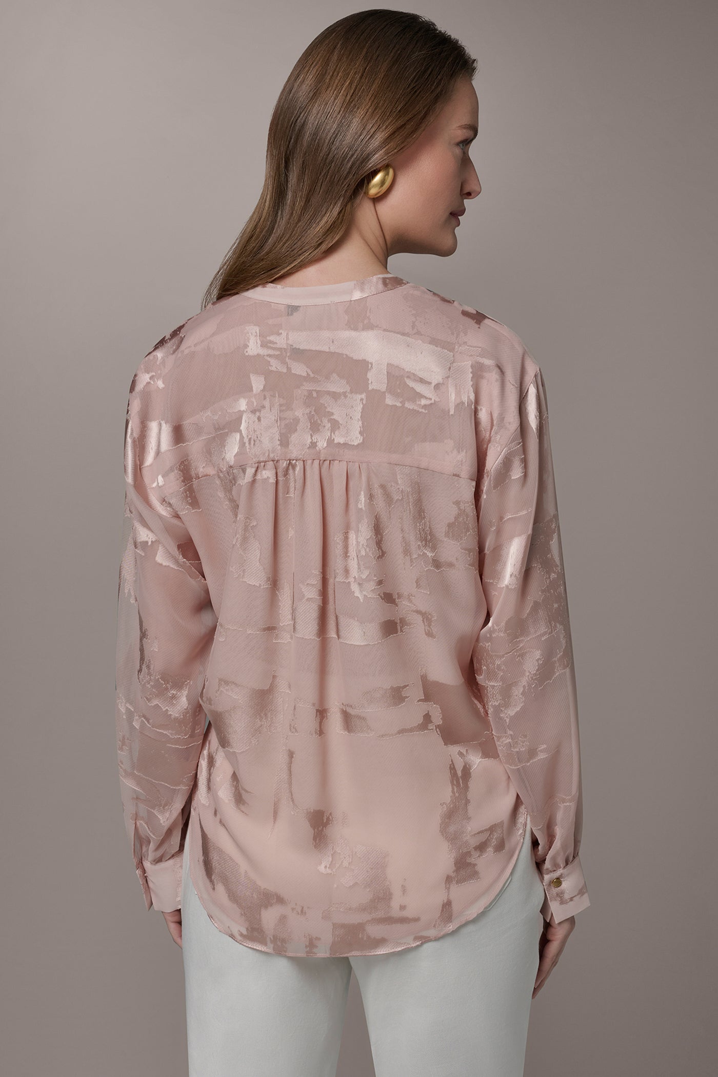 ABSTRACT BURNOUT BLOUSE | View 2 | Products