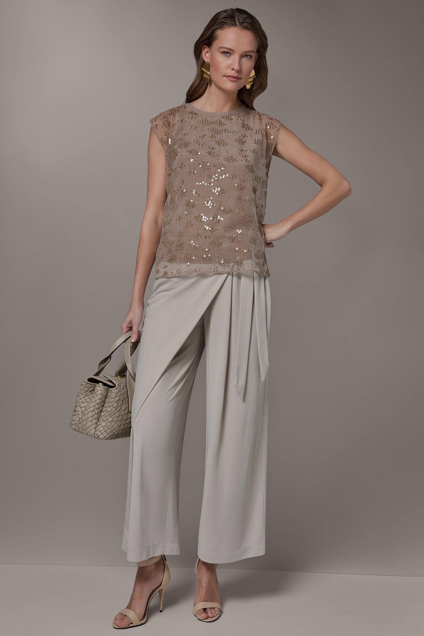 LAYERED SEQUIN SWEATER VIEW 6 | New clothing