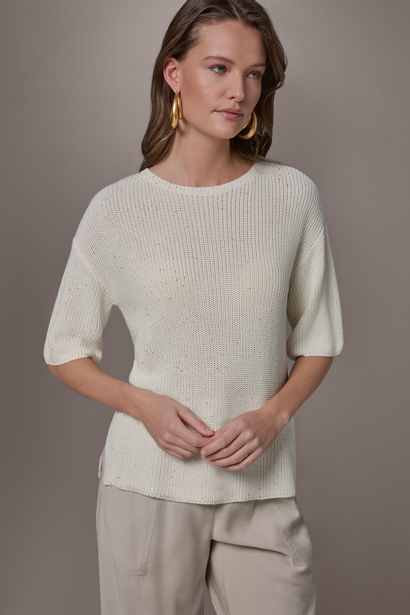 SEQUIN SWEATER | View 1 | New clothing