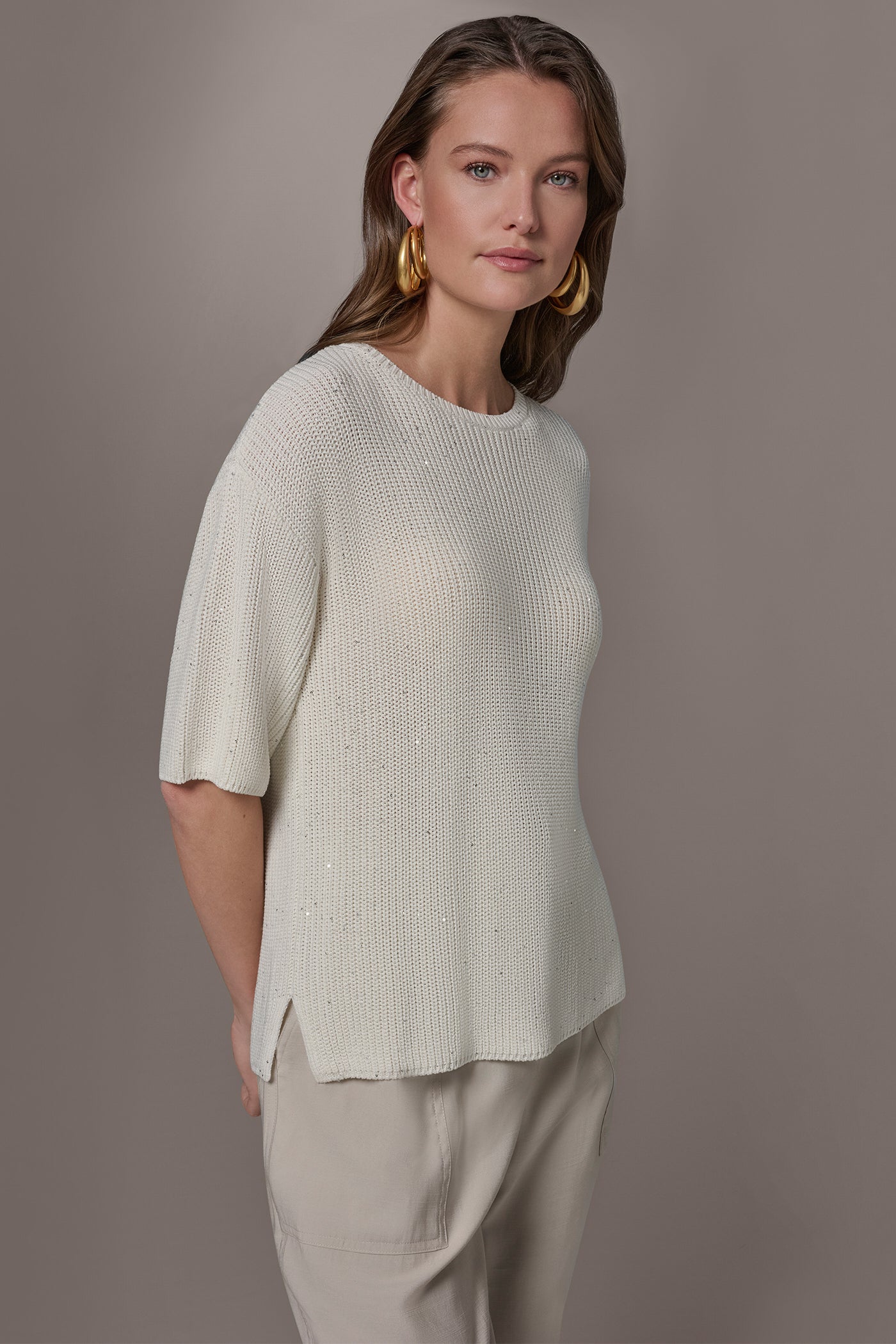 SEQUIN SWEATER VIEW 3 | New clothing