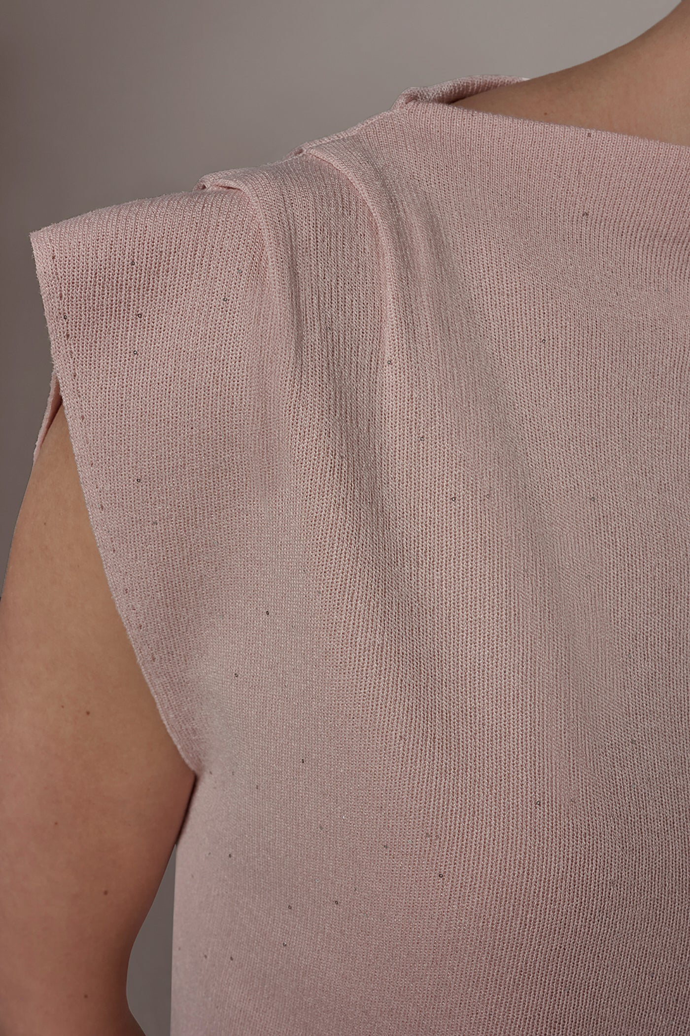 SEQUIN ASYMMETRIC FUNNEL NECK SWEATER VIEW 5 | New clothing