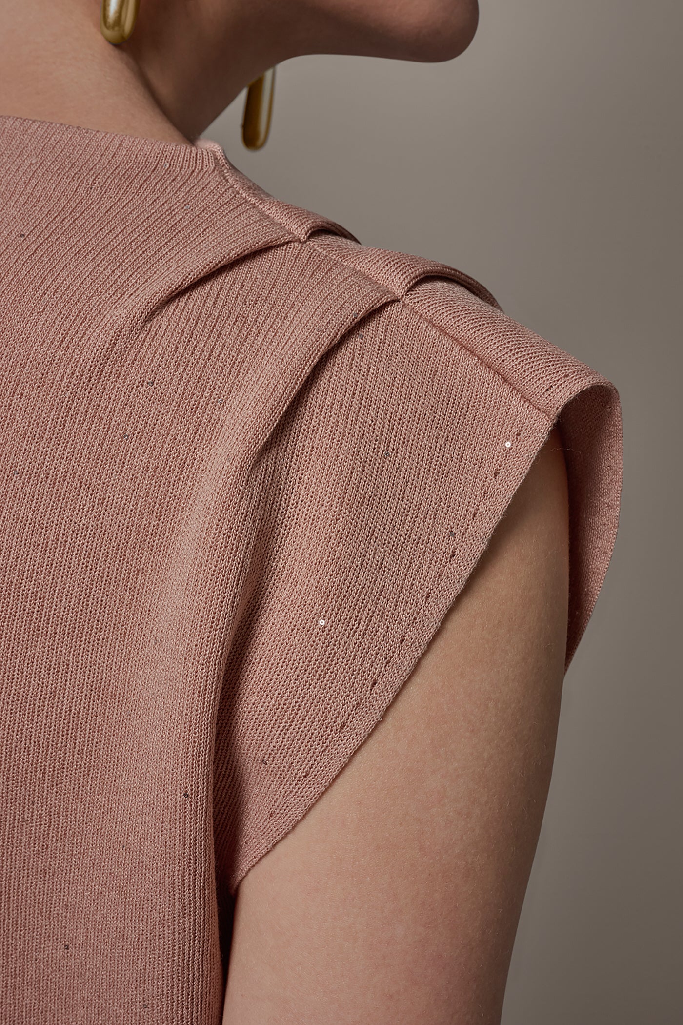 SEQUIN ASYMMETRIC FUNNEL NECK SWEATER VIEW 5 | New clothing