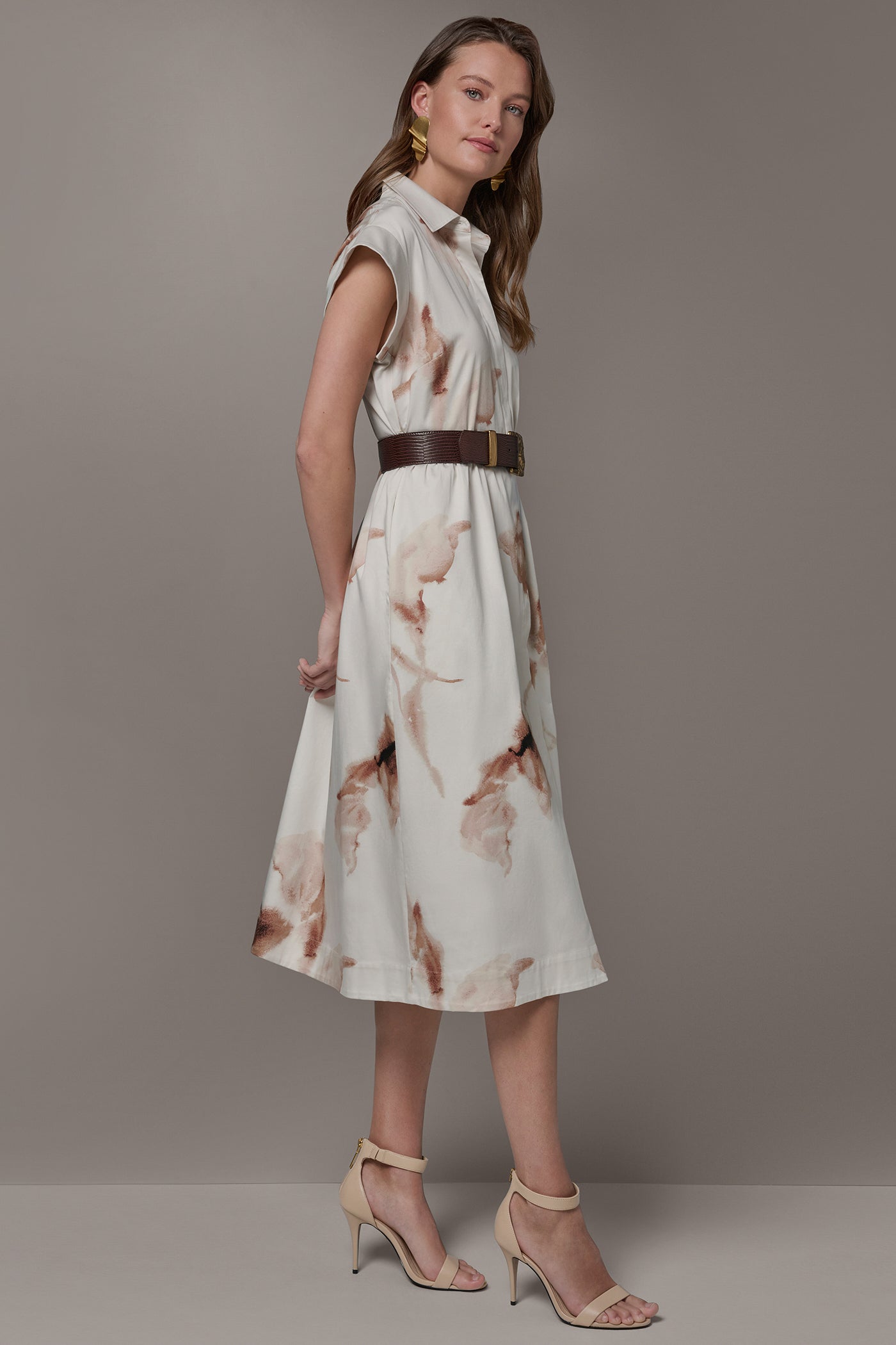 BUTTON-FRONT DRESS | View 2 | New Arrivals