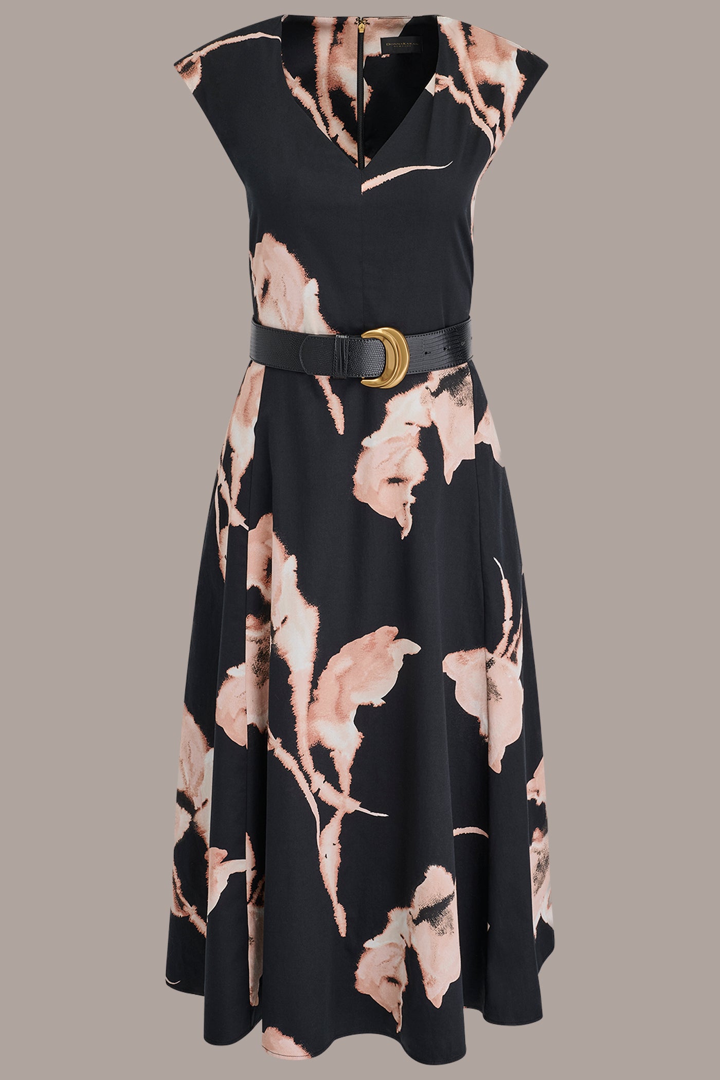COTTON-SATEEN FLORAL MIDI DRESS VIEW 7 | New clothing