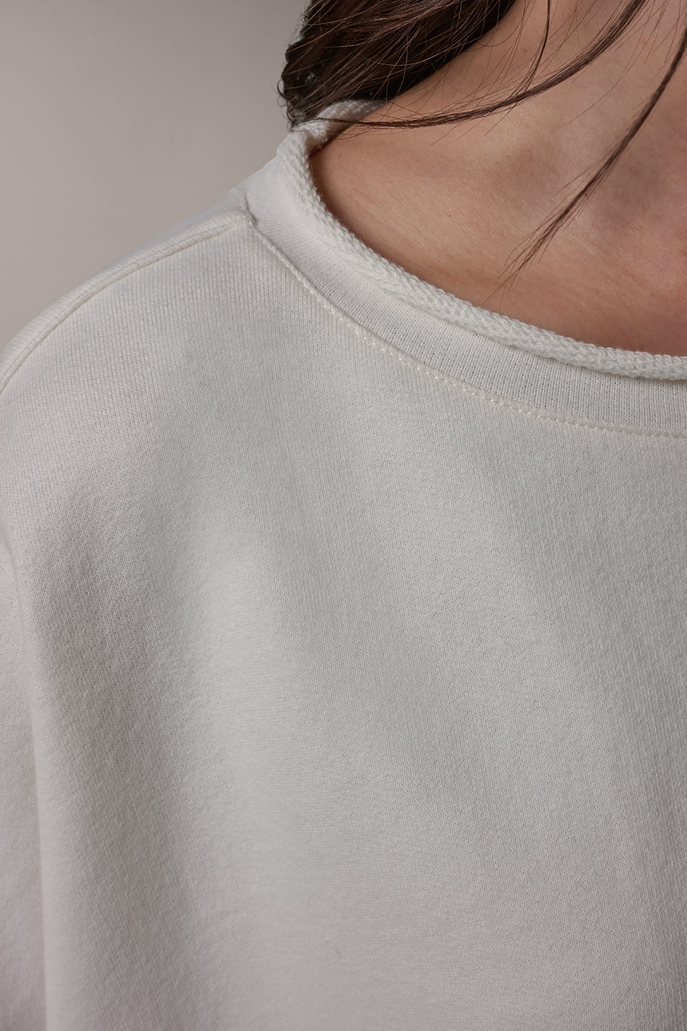 SHORT SLEEVE BOAT NECK PULLOVER VIEW 5 | Donna Karan Weekend