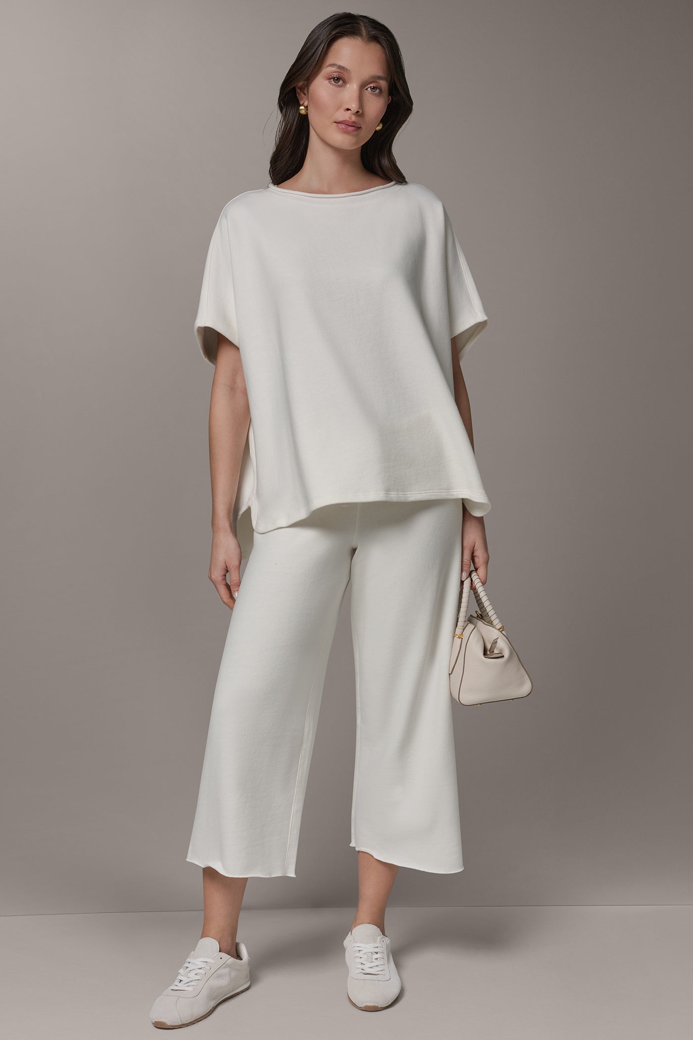 SHORT SLEEVE BOAT NECK PULLOVER VIEW 6 | Donna Karan Weekend