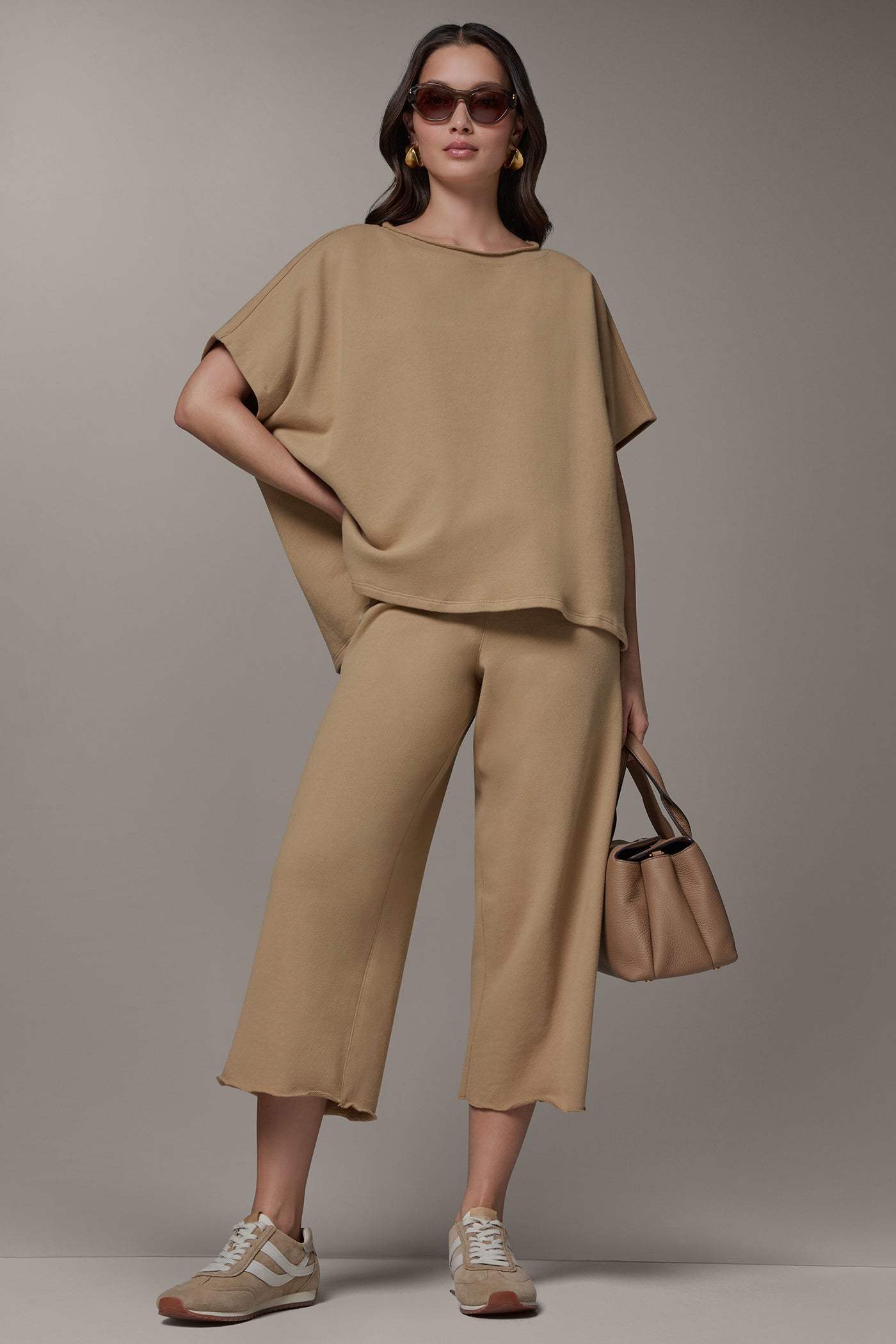 SHORT SLEEVE BOAT NECK PULLOVER VIEW 8 | Donna Karan Weekend