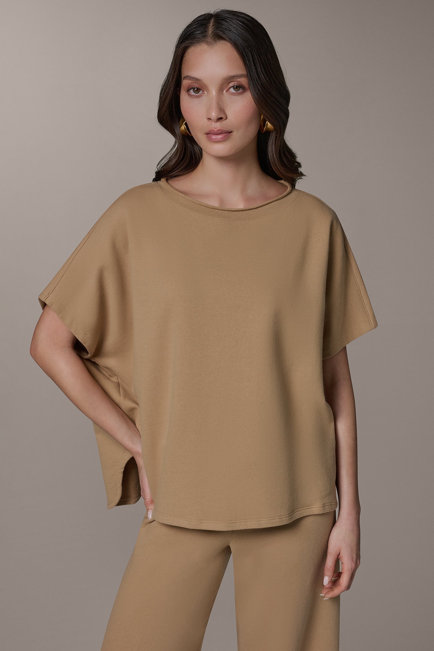 SHORT SLEEVE BOAT NECK PULLOVER | View 1 | Casual Collection