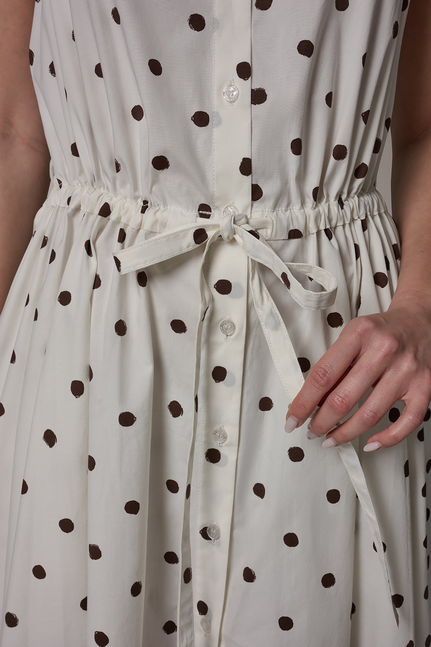 SLEEVELESS MIDI HALTER DRESS VIEW 5 | Dresses & Jumpsuits