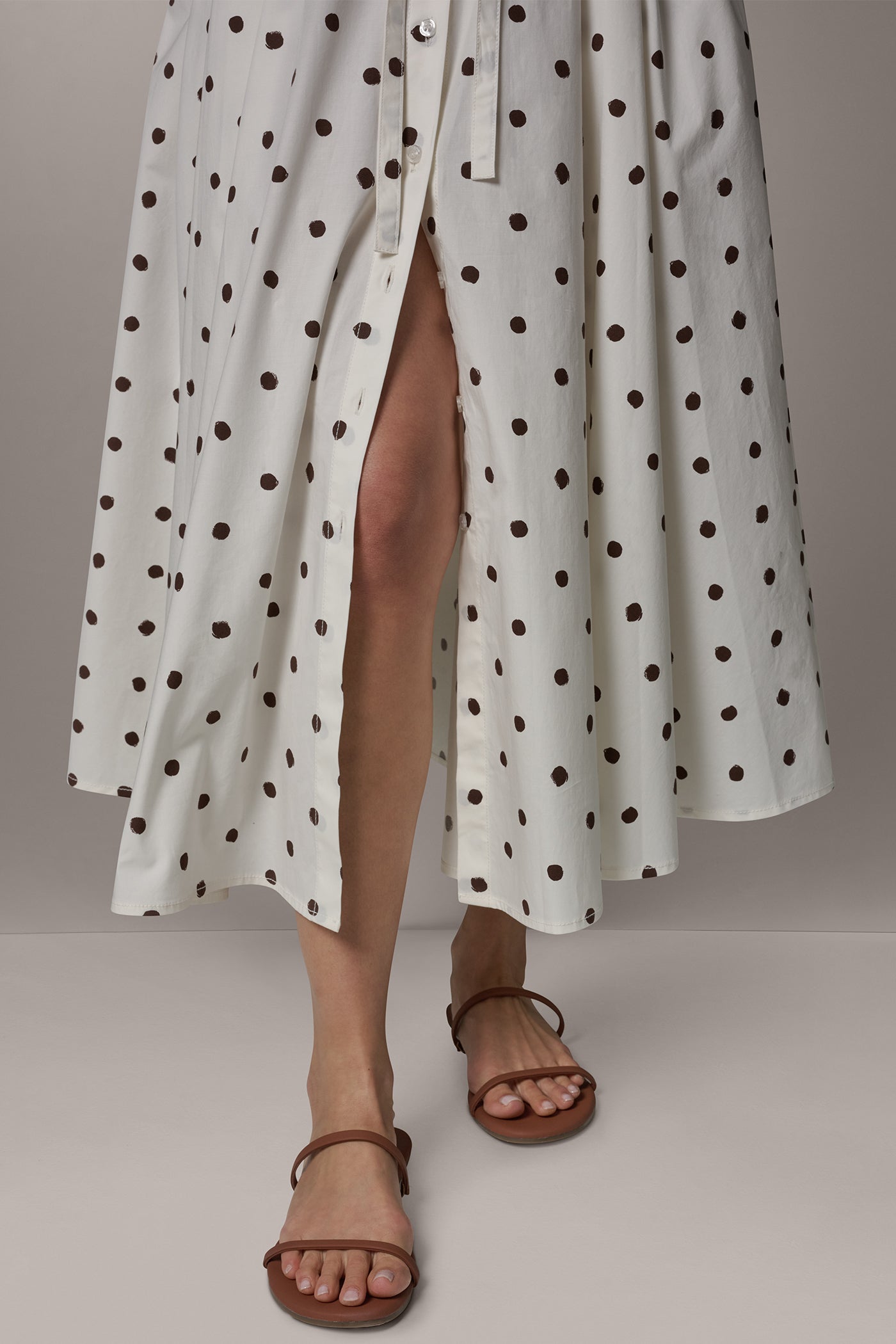 SLEEVELESS MIDI HALTER DRESS VIEW 7 | Essential Dresses