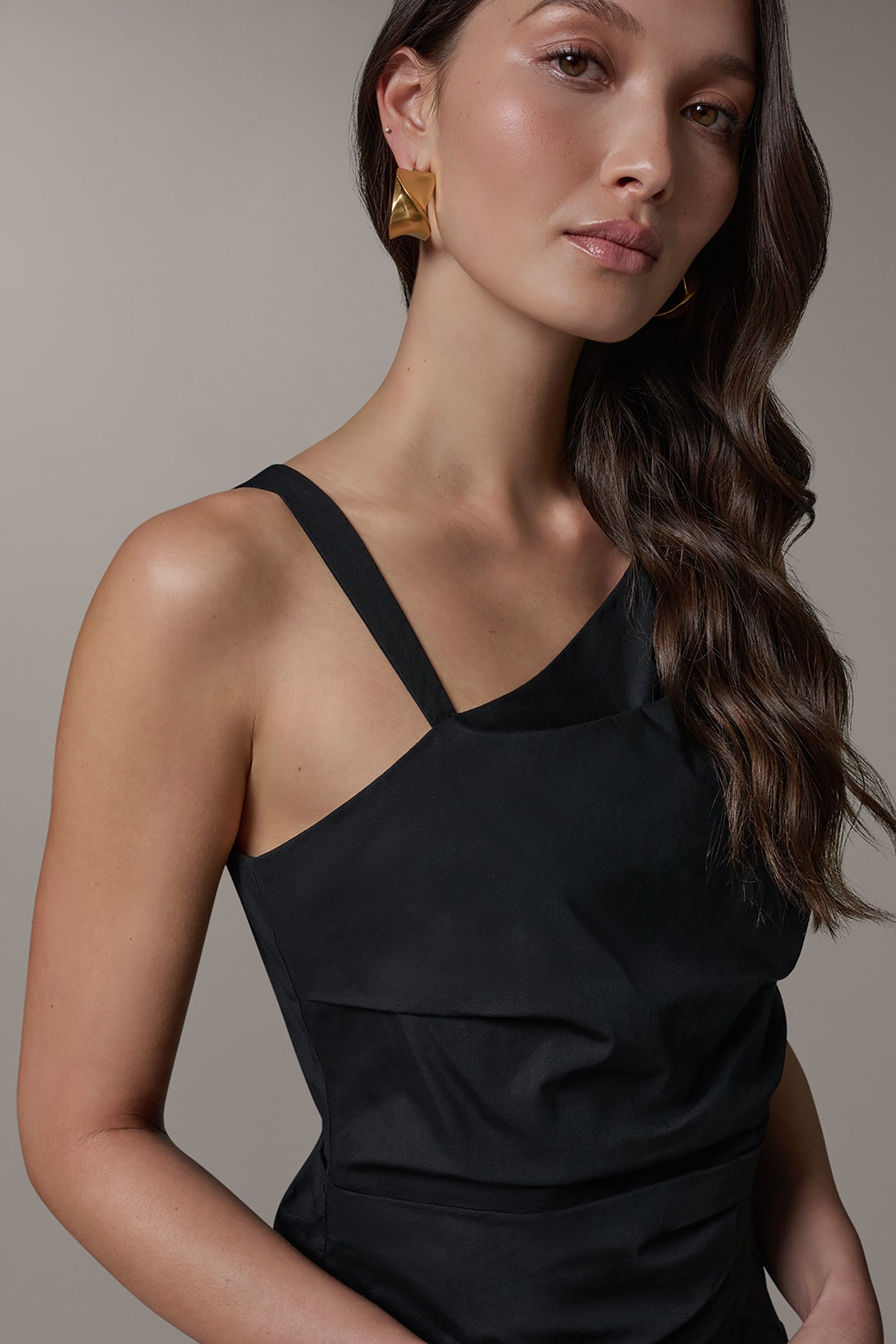 SLEEVELESS ASYMMETRIC BLOUSE VIEW 5 | Tops