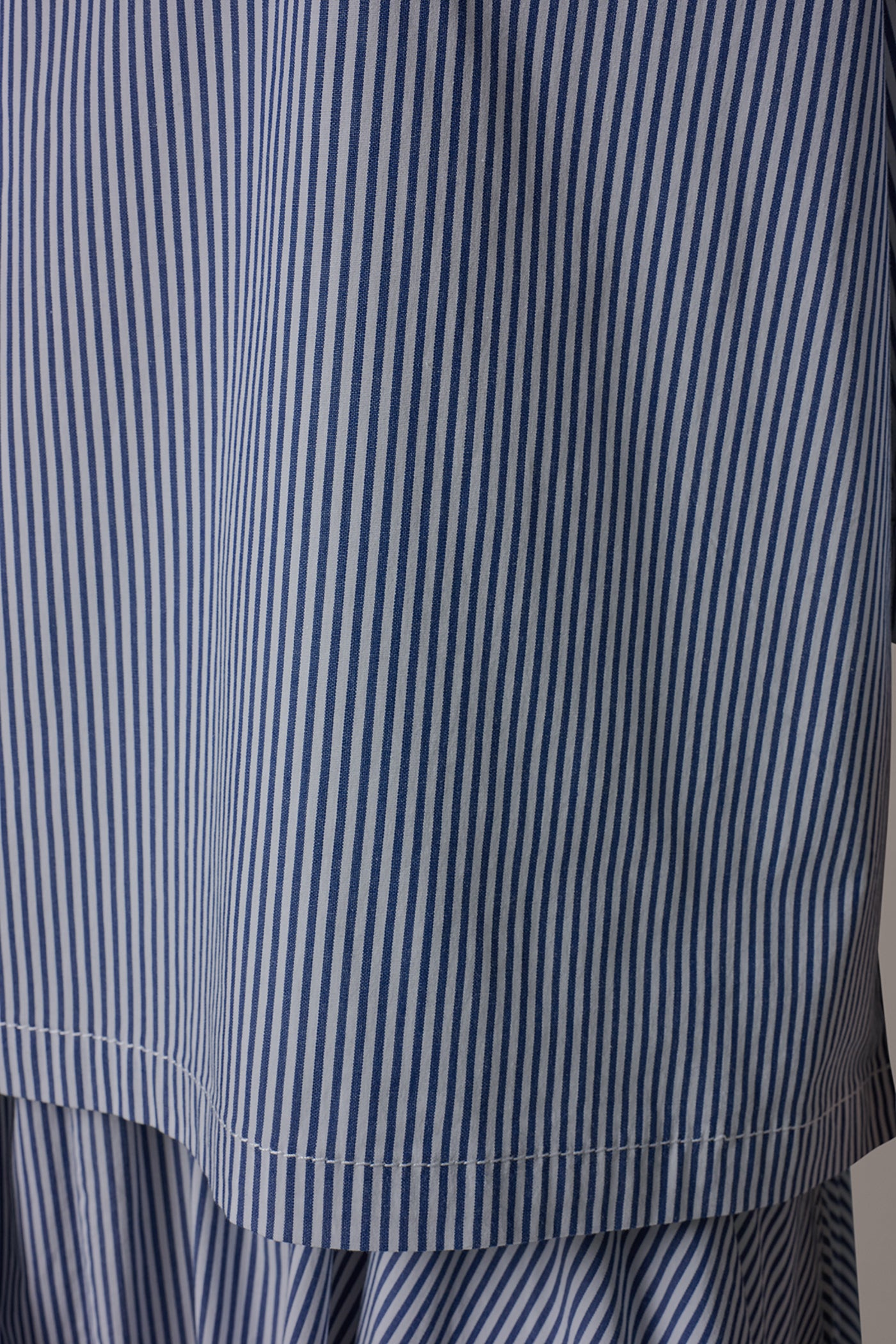 STRIPED 3/4 SLEEVE BOAT NECK BLOUSE VIEW 6 | Donna Karan Weekend Tops