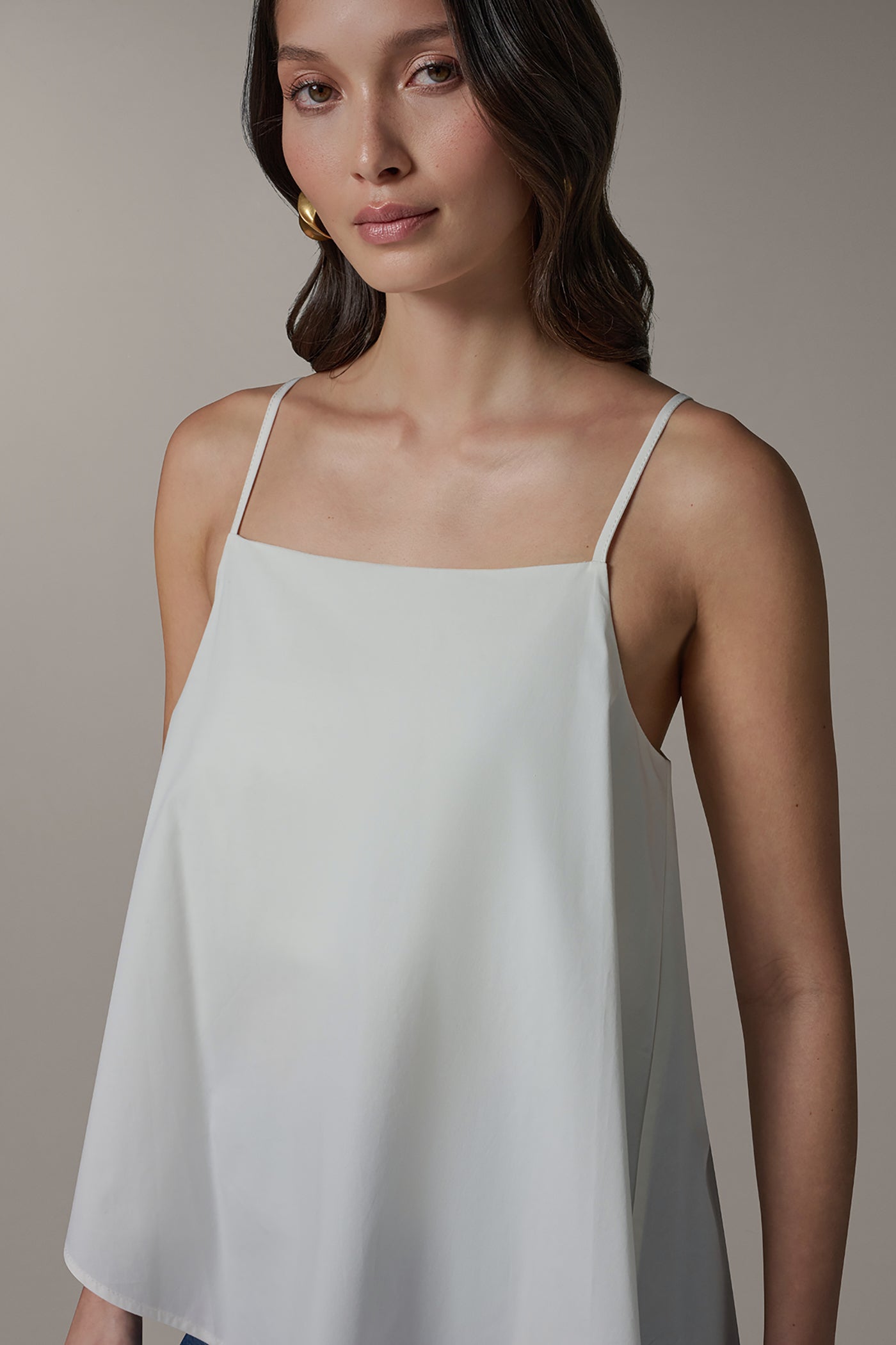 ASYMMETRICAL HEM TIE STRAP BLOUSE VIEW 4 | Clothing