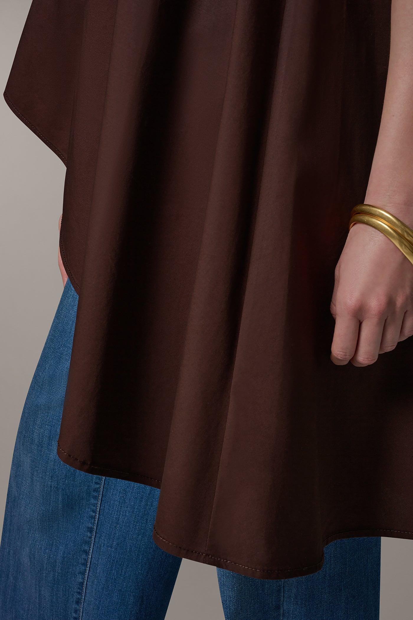 ASYMMETRICAL HEM TIE STRAP BLOUSE VIEW 5 | Clothing