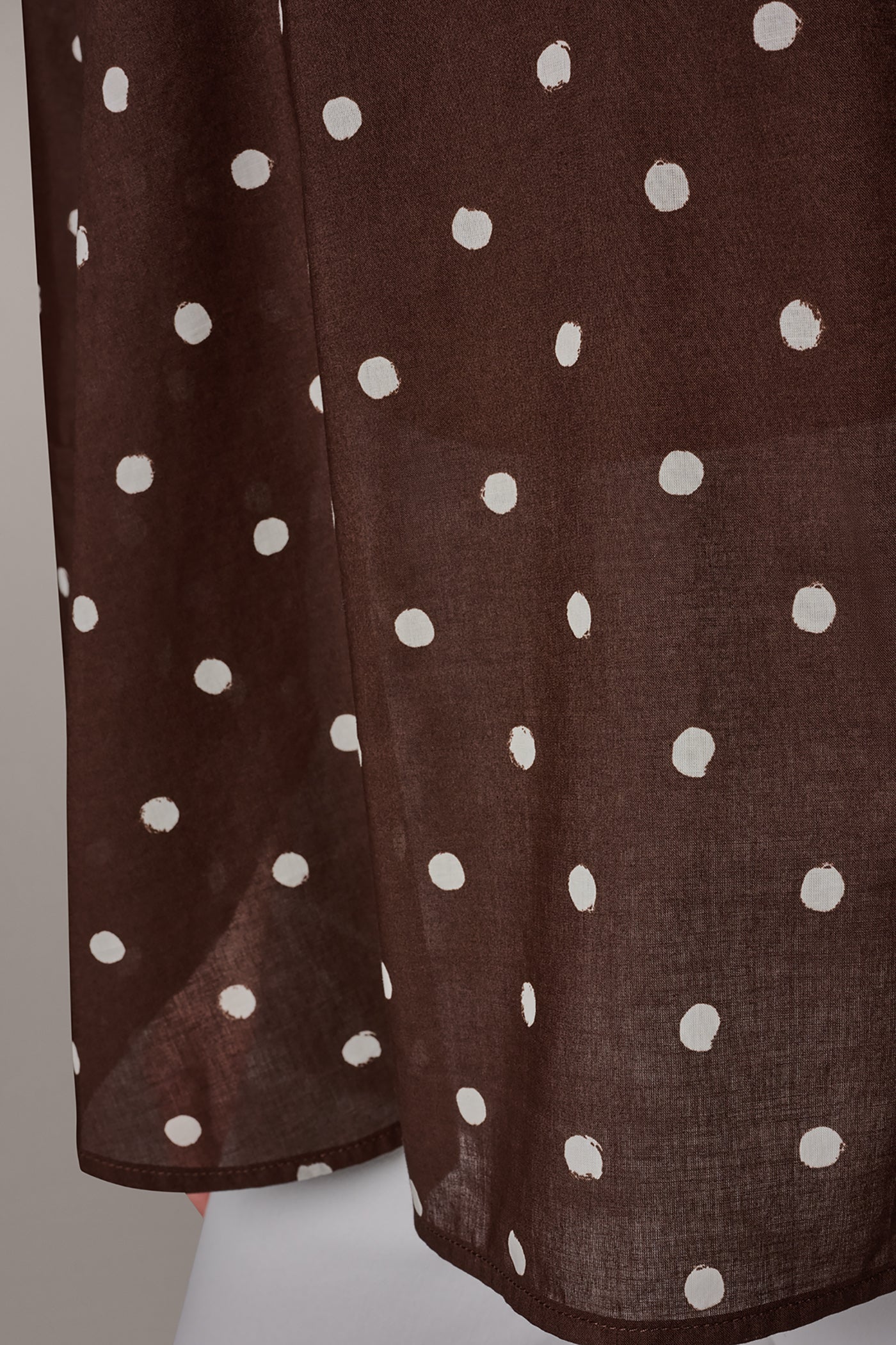 POLKA DOT LONG SLEEVE BLOUSE VIEW 6 | Donna Karan Weekend