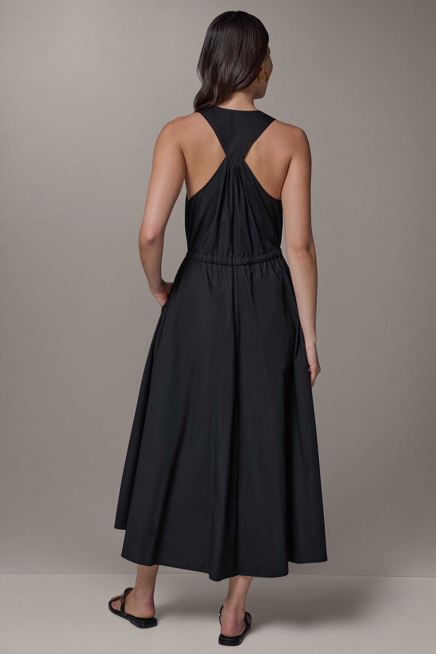 HALTER BUTTON FRONT DRESS | View 2 | New clothing