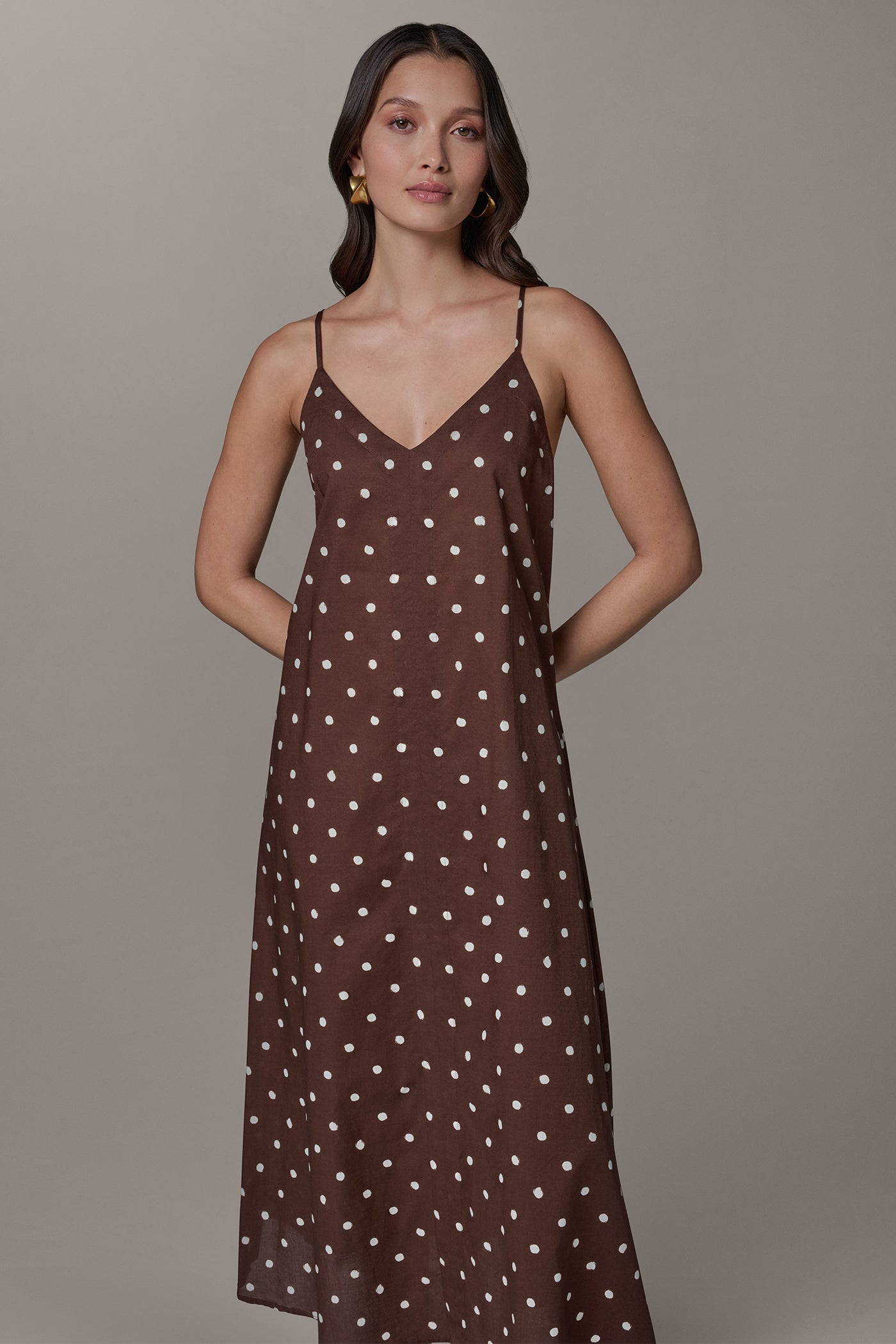 SLEEVELESS MAXI CUTOUT DRESS VIEW 7