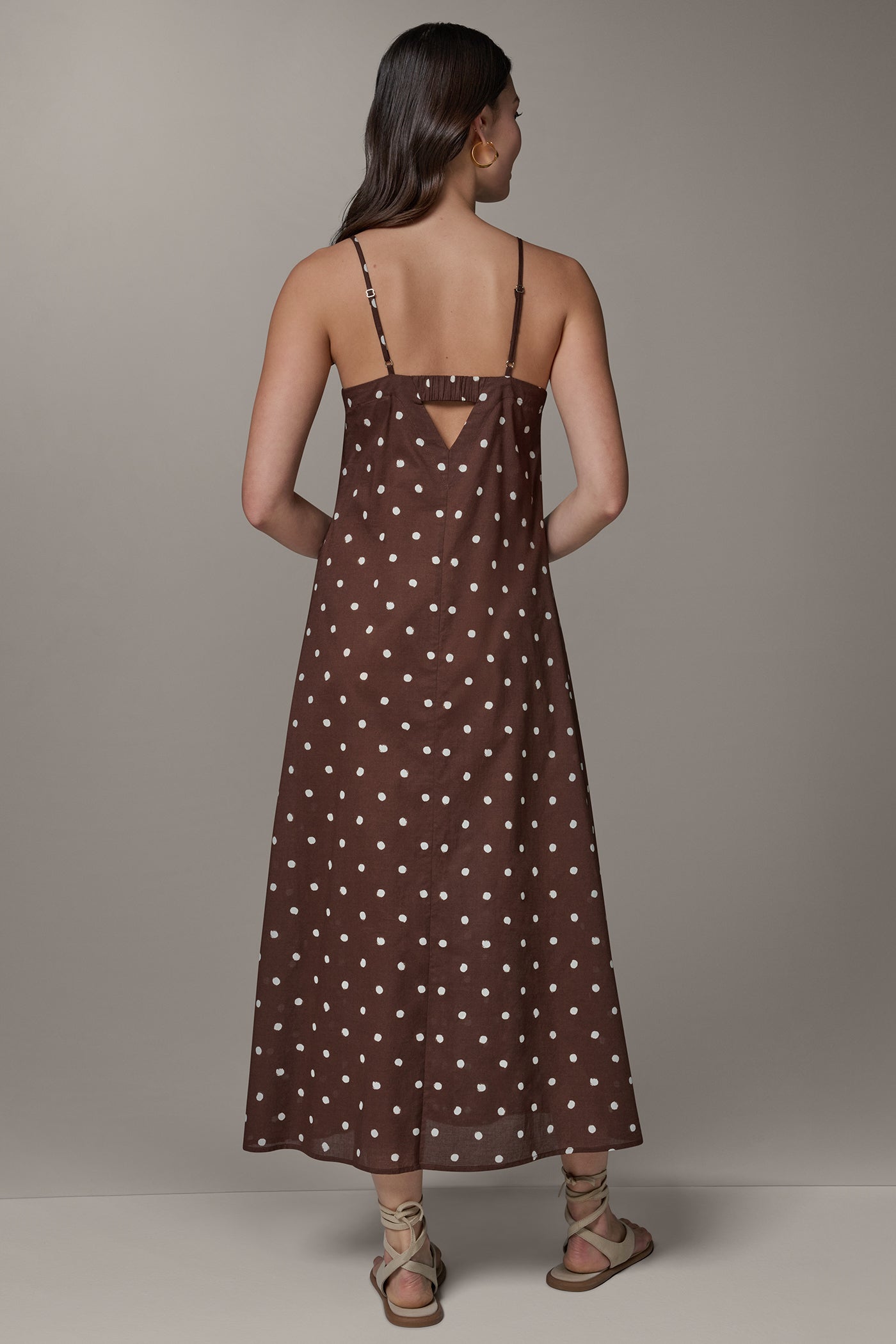 SLEEVELESS MAXI CUTOUT DRESS (alternate view)