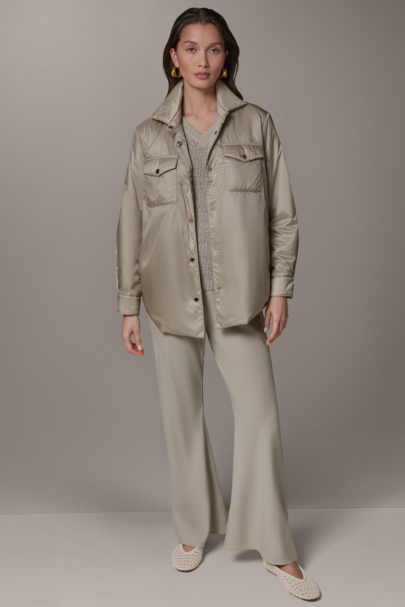 LONG SLEEVE SHIRT JACKET VIEW 7 | Tops