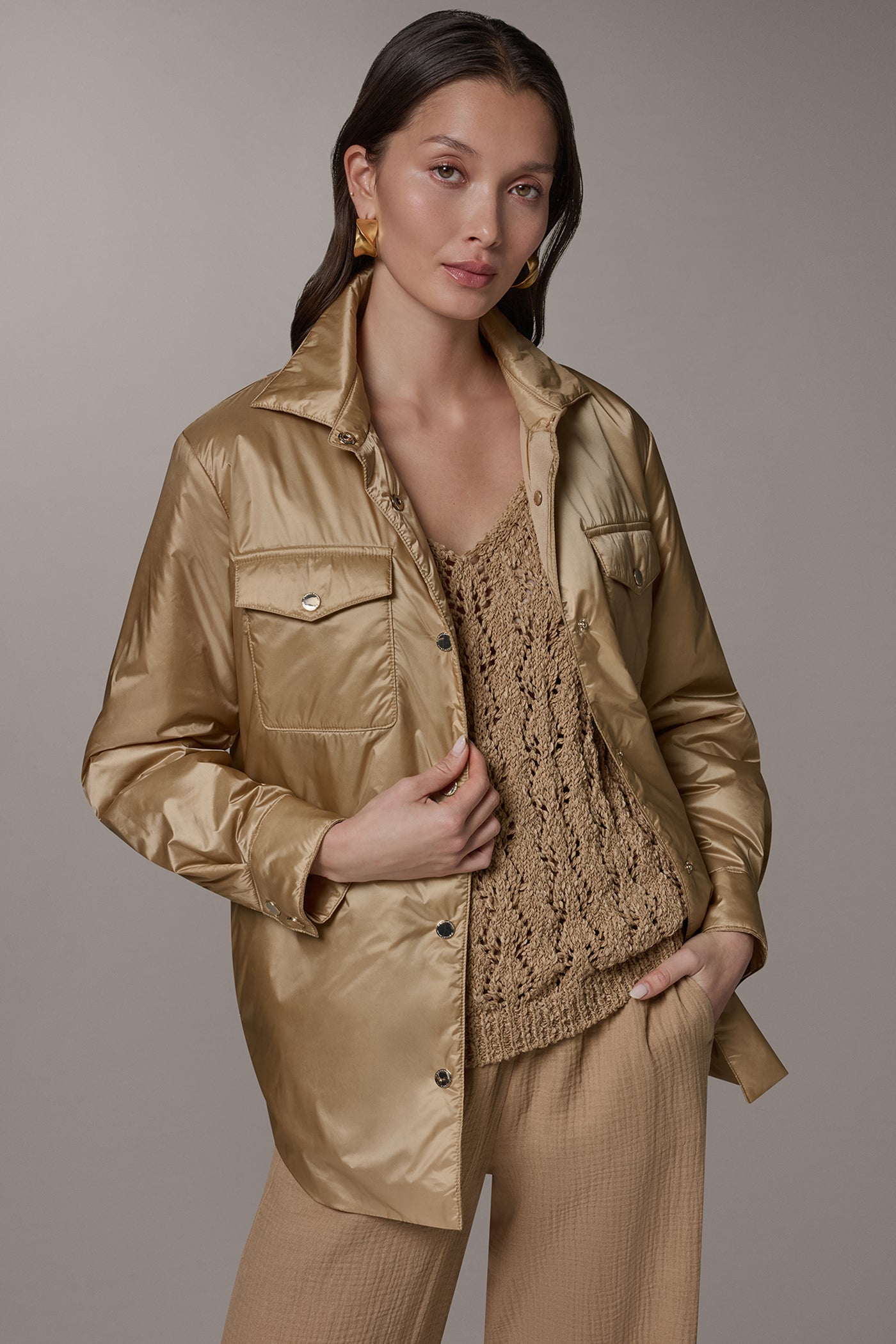 LONG SLEEVE SHIRT JACKET VIEW 4