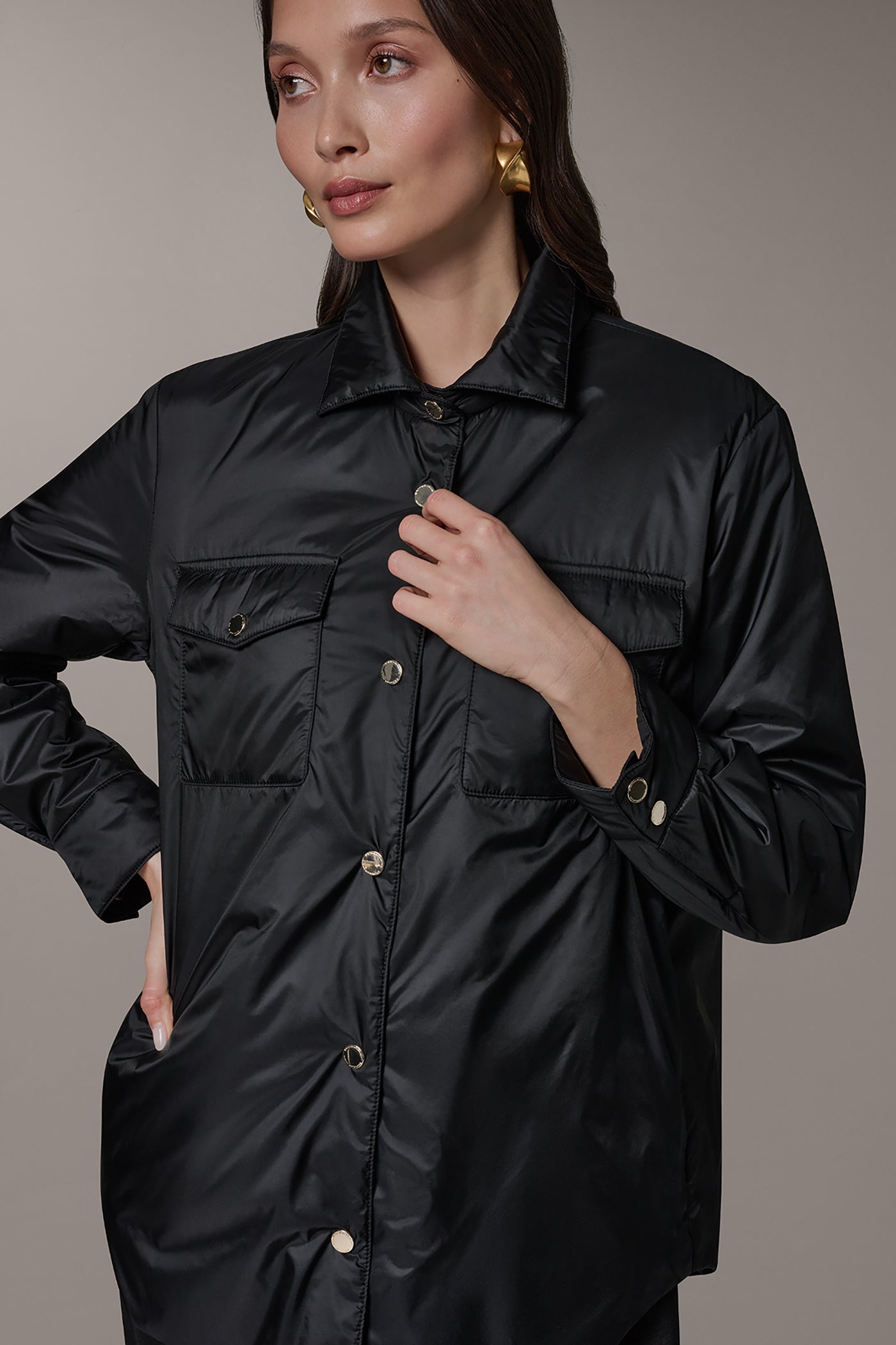LONG SLEEVE SHIRT JACKET VIEW 4 | Tops