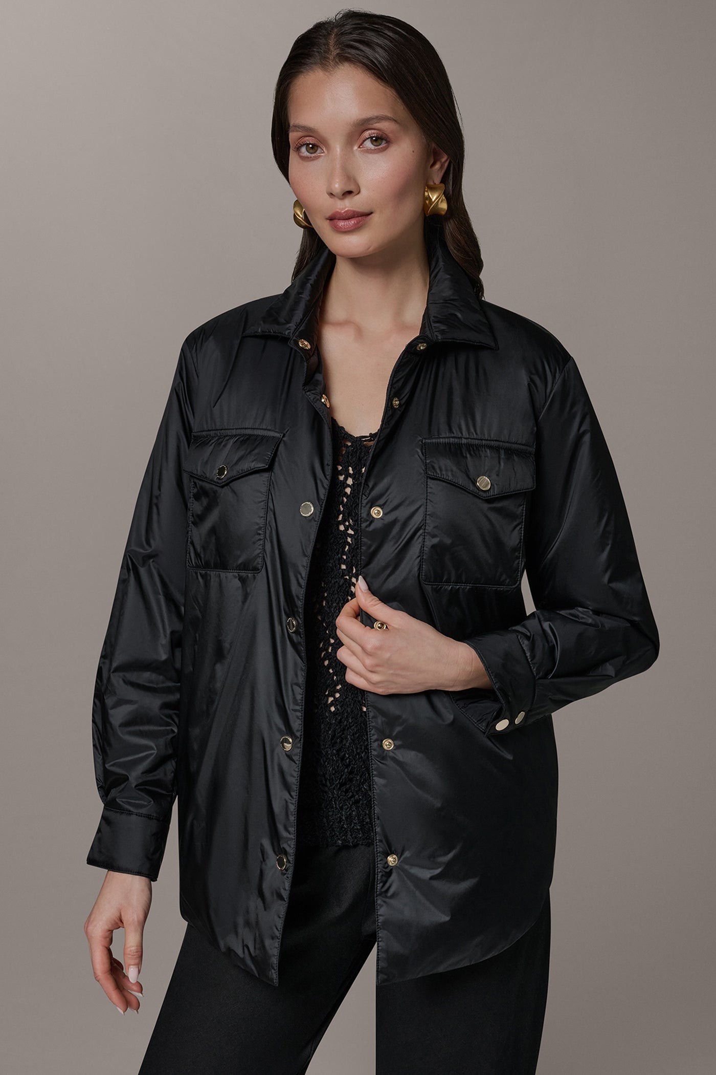 LONG SLEEVE SHIRT JACKET