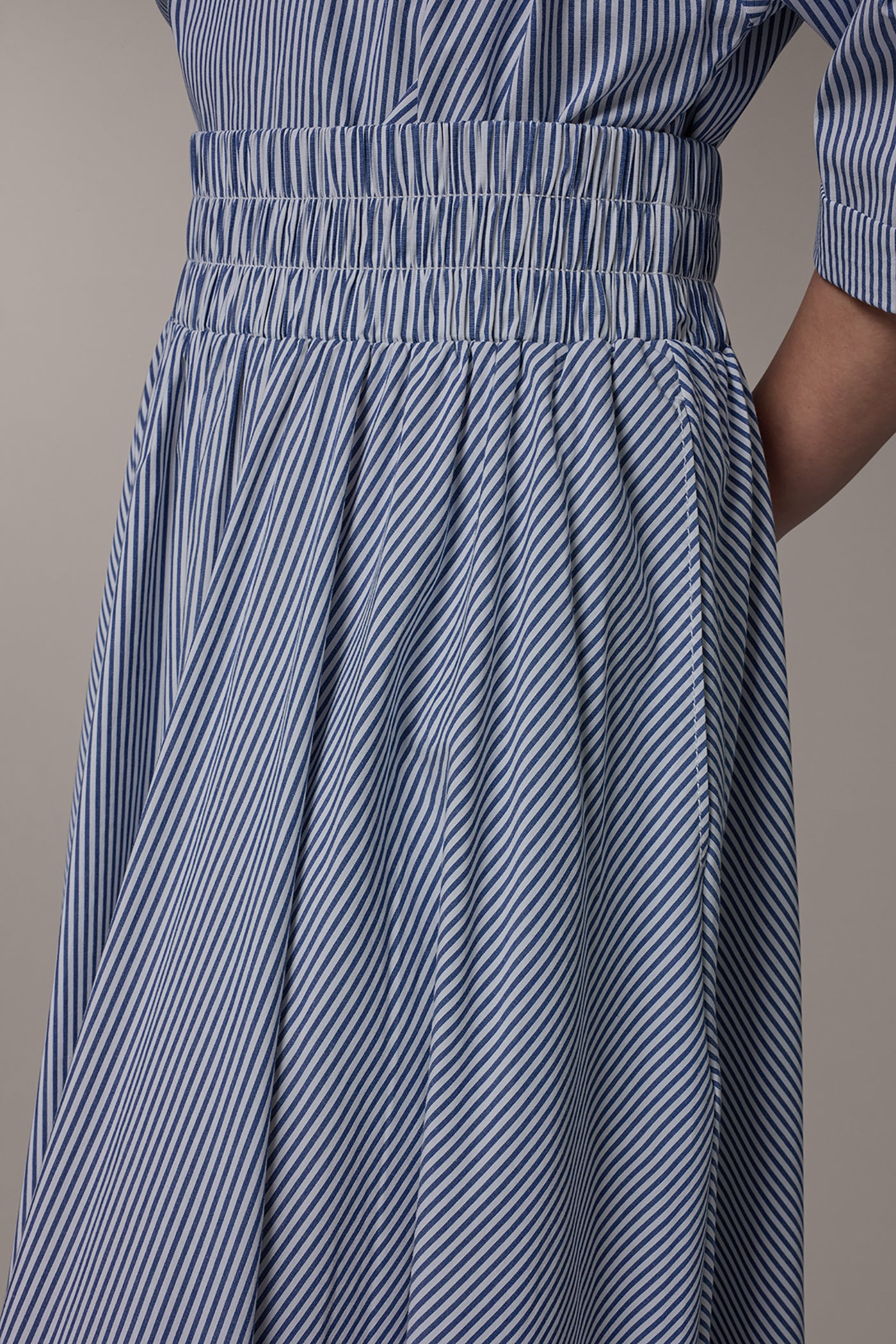 STRIPE MAXI A-LINE SKIRT VIEW 4 | Included in discounts