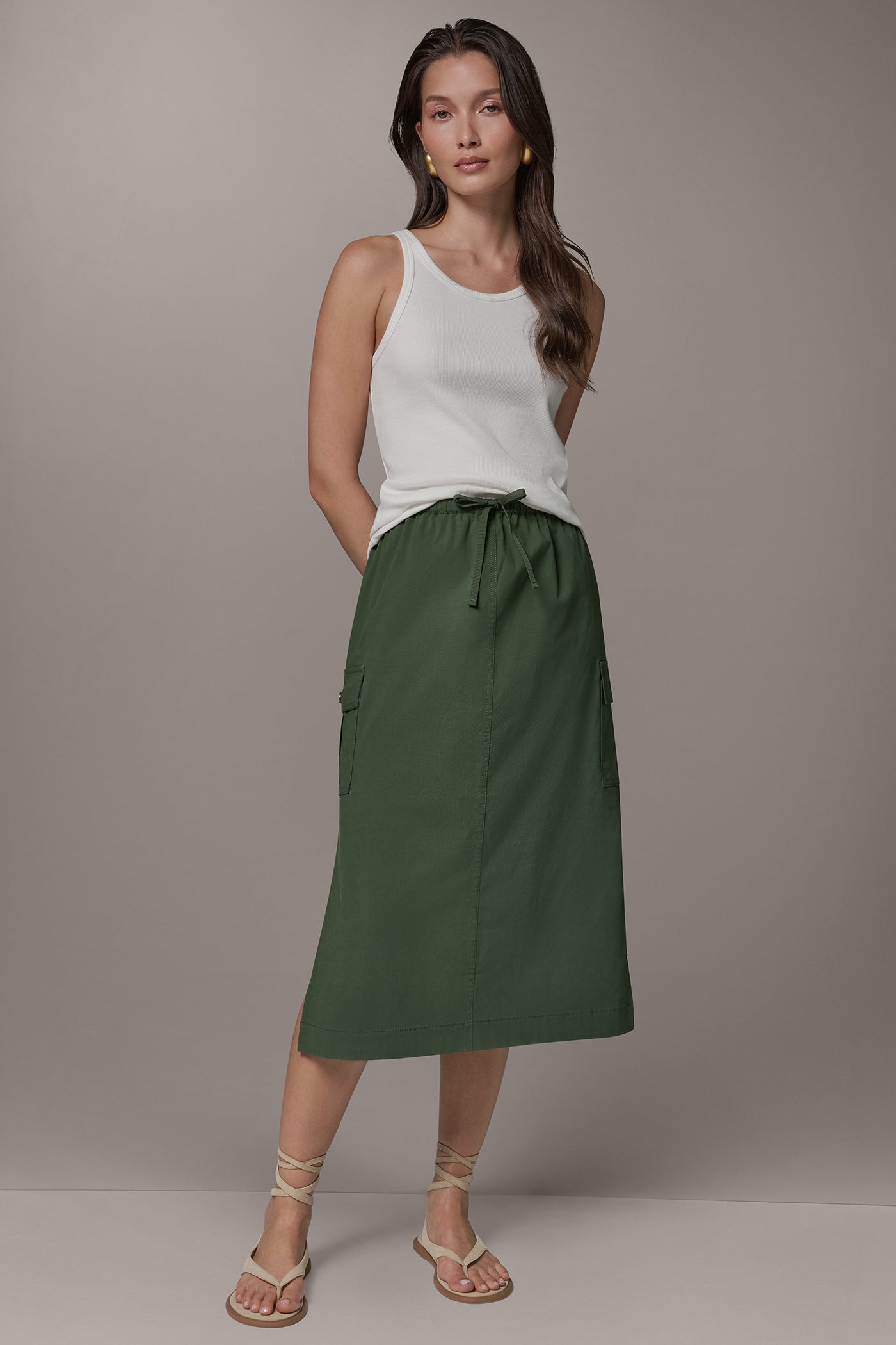 MIDI CARGO PENCIL SKIRT VIEW 6 | Skirts
