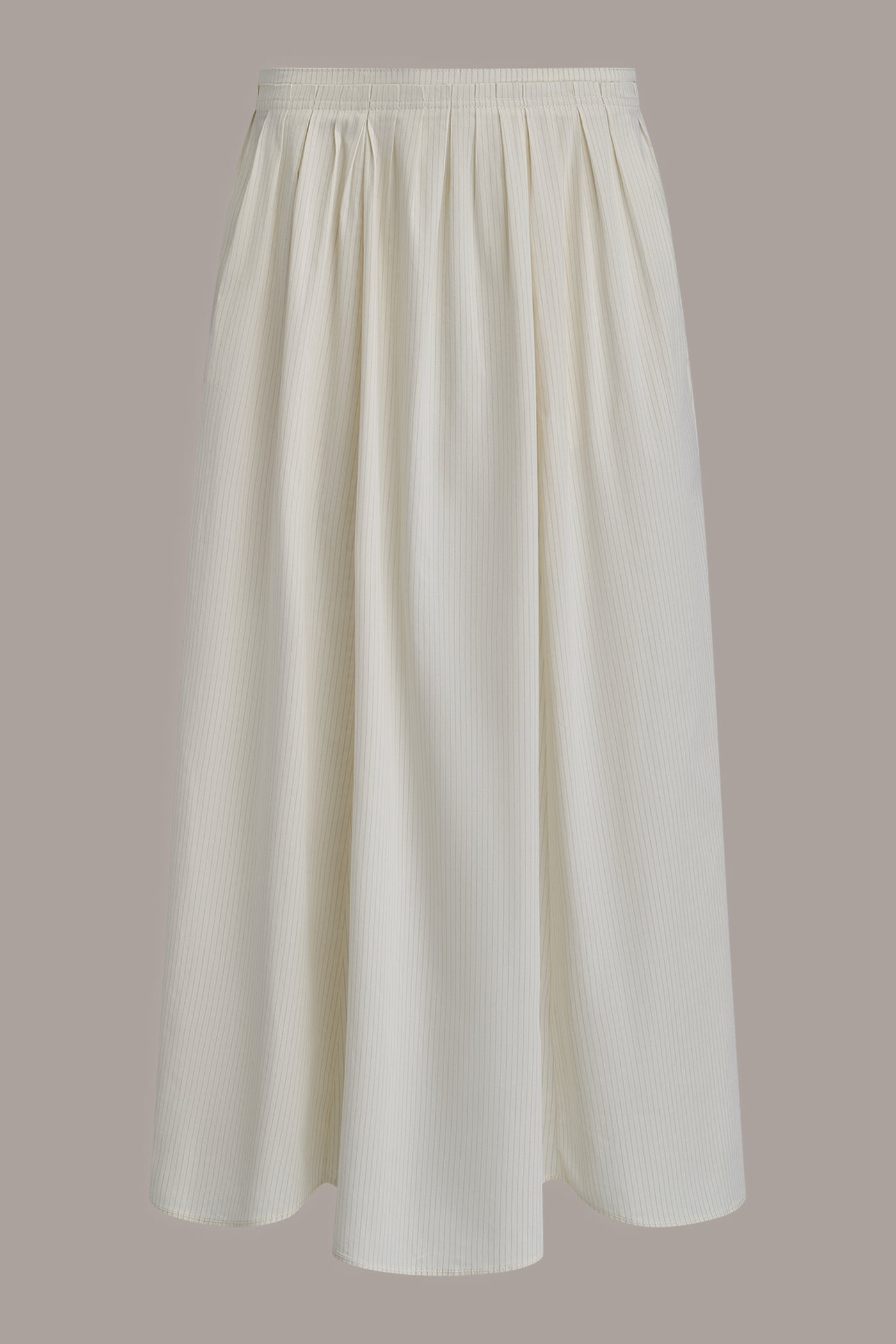 STRIPE PLEATED SKIRT VIEW 6 | Clothing