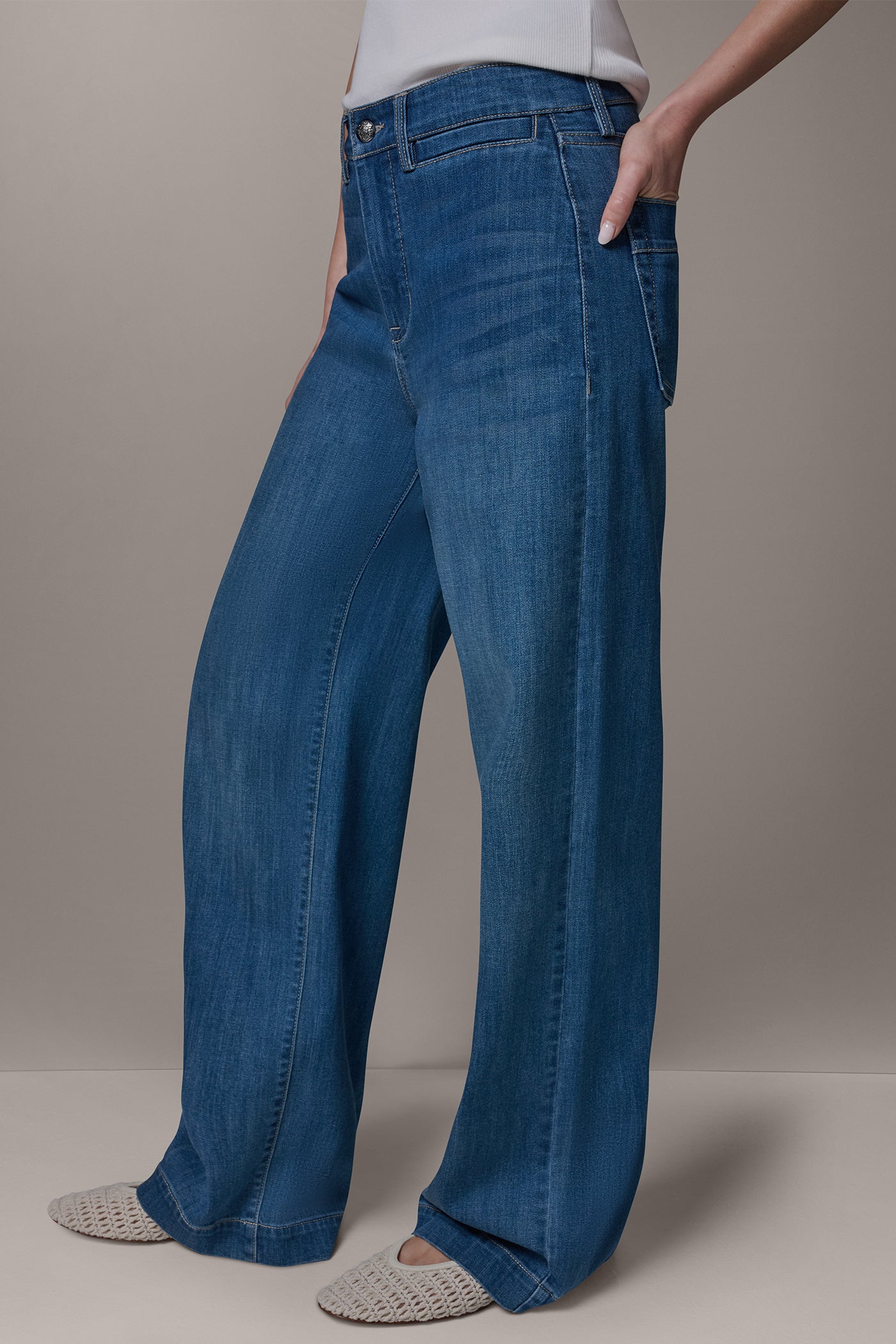 THE DONNA HIGH-RISE WIDE-LEG JEAN VIEW 3