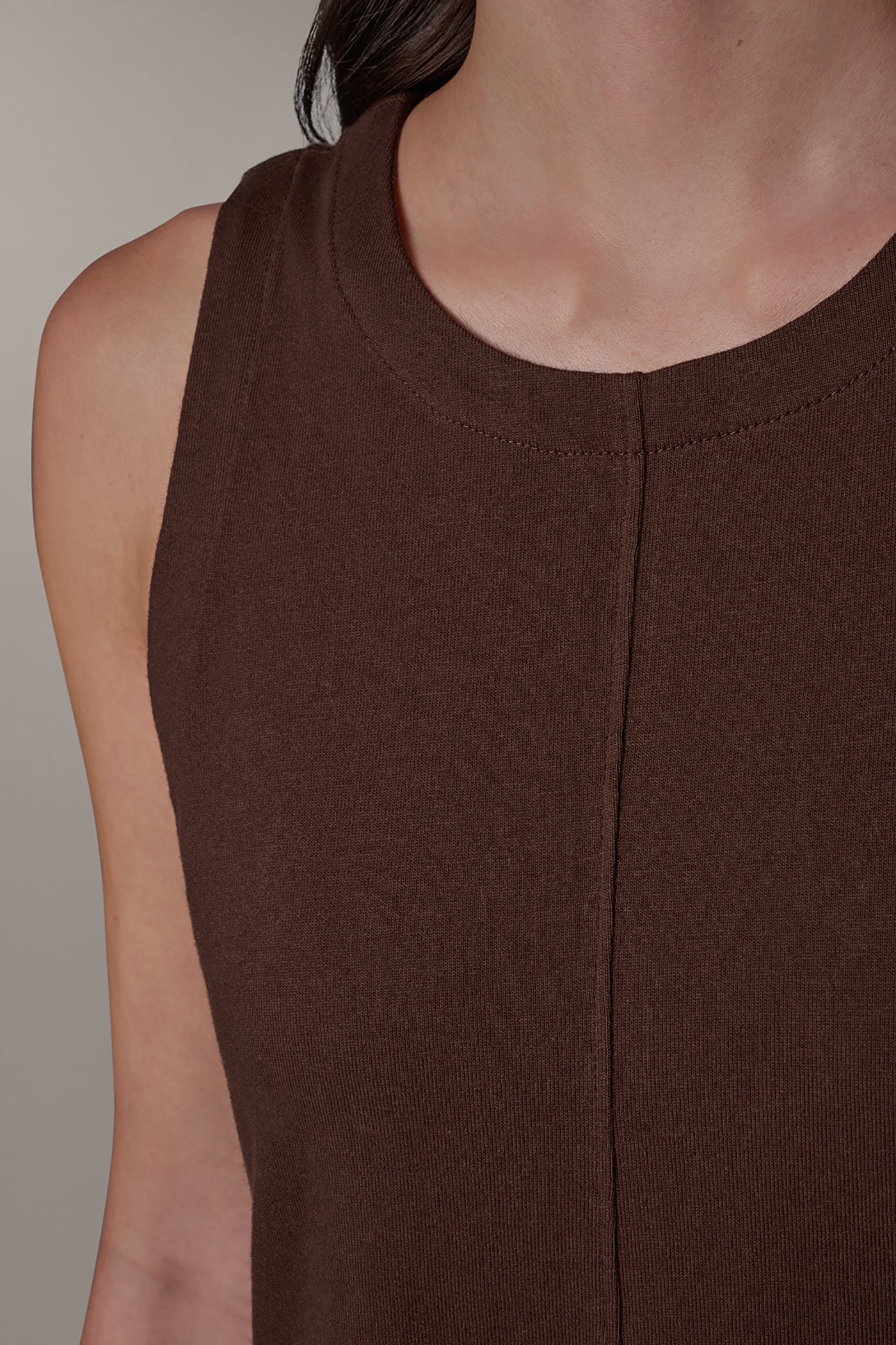 SLEEVELESS MIDI TRAPEZE DRESS VIEW 5 | Dresses & Jumpsuits