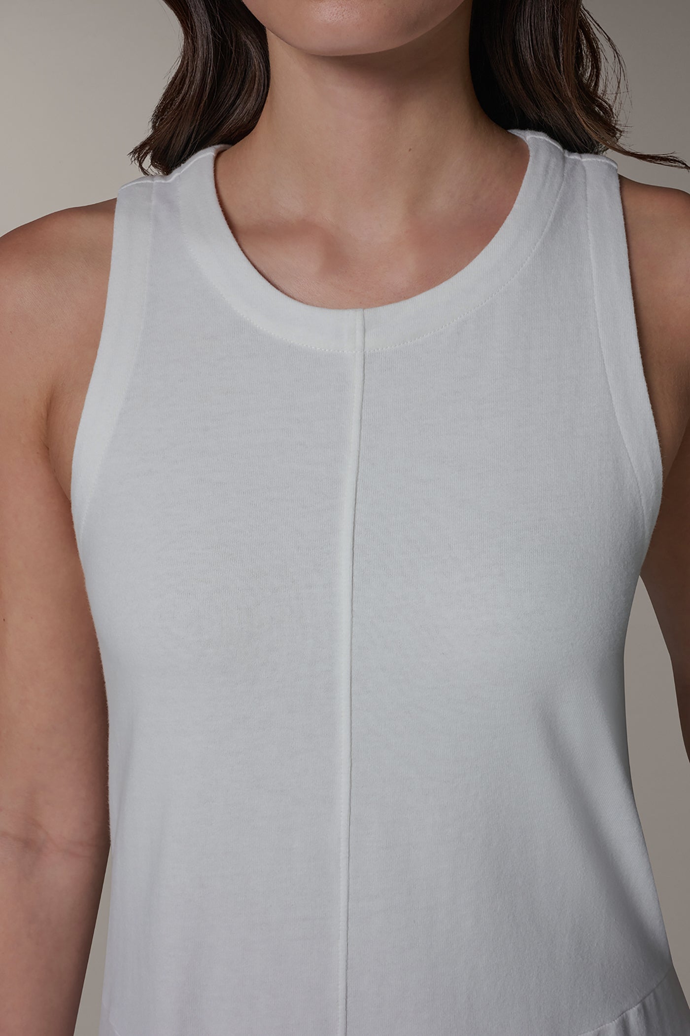 SLEEVELESS MIDI TRAPEZE DRESS VIEW 7 | Donna Karan Weekend Dresses