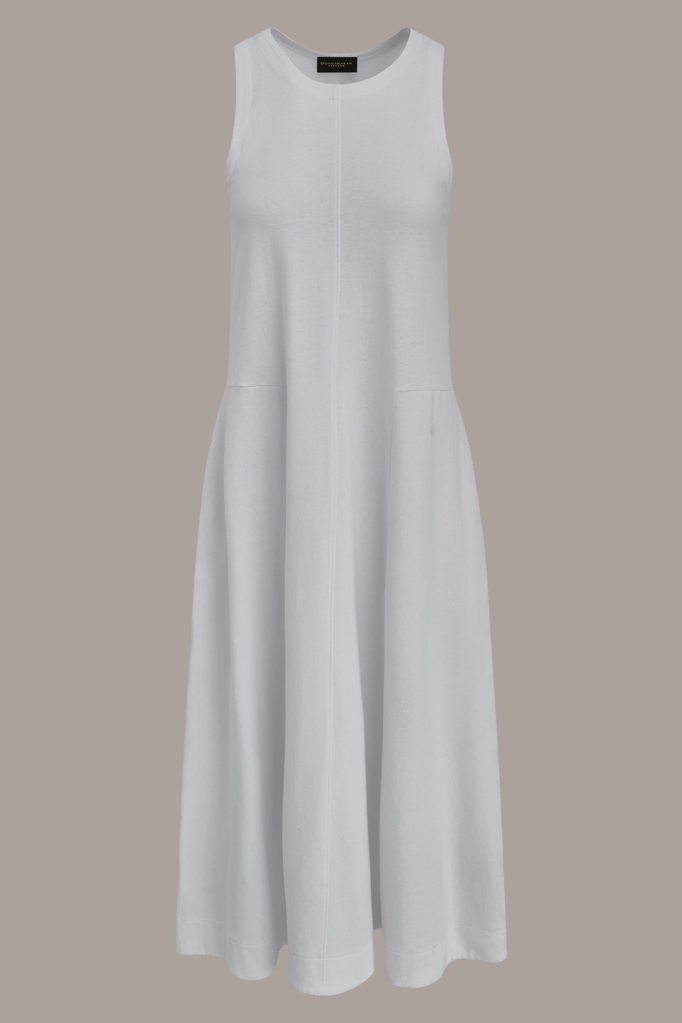 SLEEVELESS MIDI TRAPEZE DRESS VIEW 9 | Included in discounts