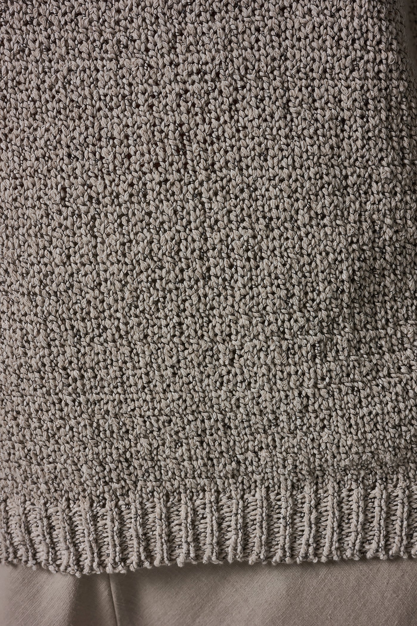 SHORT SLEEVE MÉLANGE EASY SWEATER VIEW 6 | Donna Karan Weekend Tops