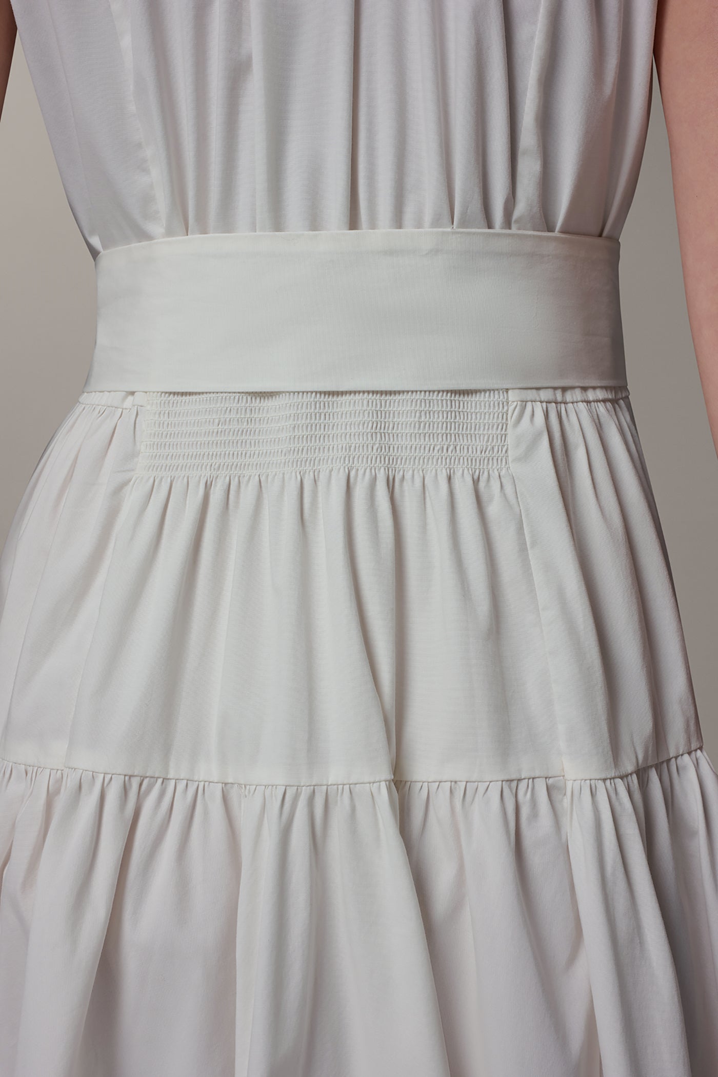 CAP SLEEVE MIDI SHIRT DRESS VIEW 6 | Essential Dresses
