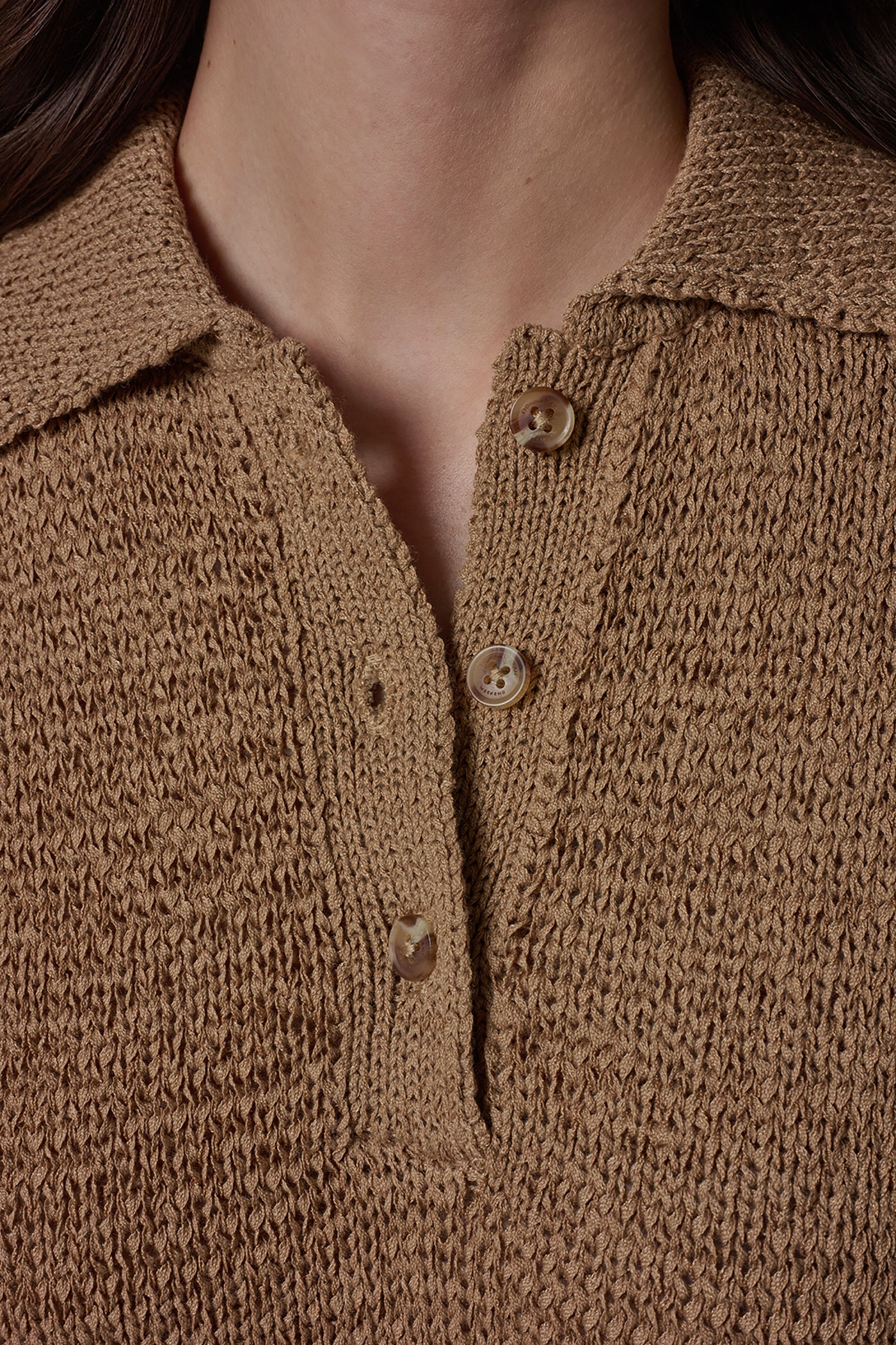 SLEEVELESS POLO SWEATER VIEW 5 | Clothing