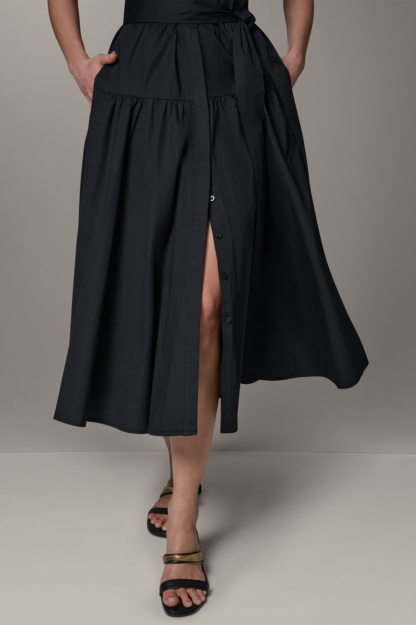CAP SLEEVE MIDI SHIRT DRESS VIEW 5 | Dresses & Jumpsuits