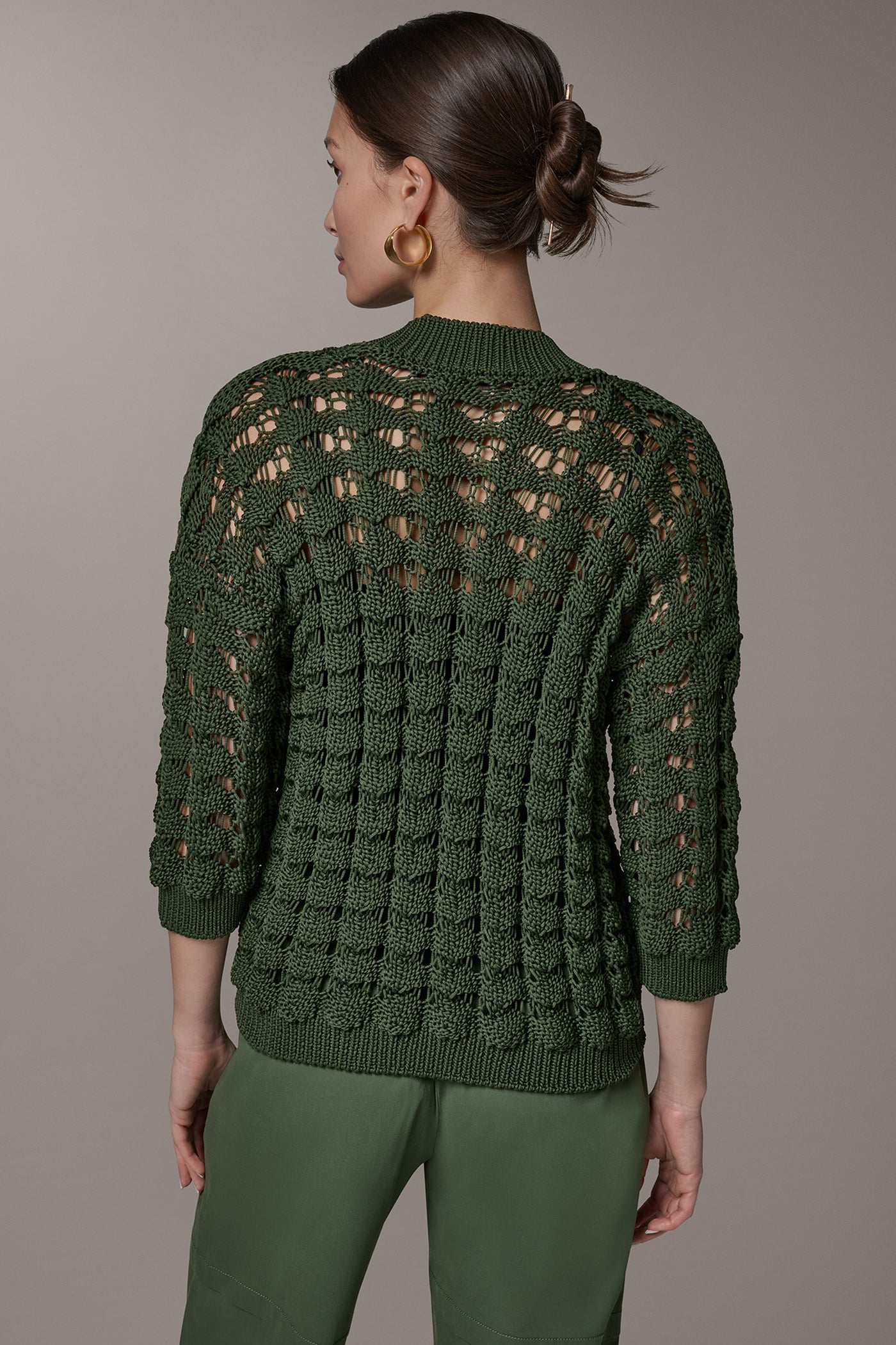 V-NECK 3/4 SLEEVE SWEATER | View 2 | New clothing