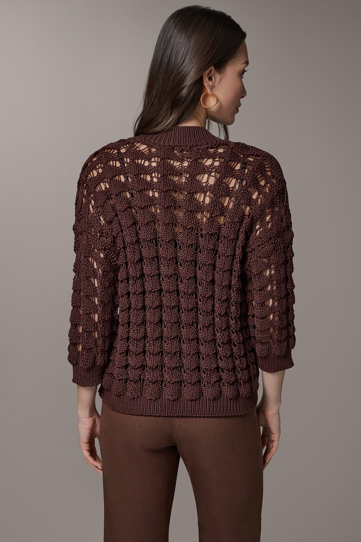 V-NECK 3/4 SLEEVE SWEATER | View 2 | New clothing