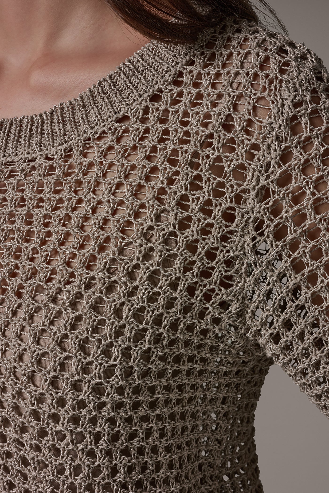 CREW NECK SHORT SLEEVE SWEATER VIEW 5 | New clothing